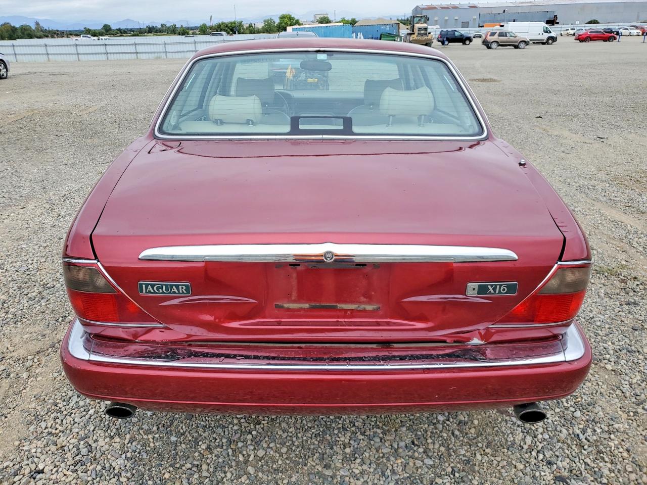 1996 Jaguar Xj6 Red vin: SAJHX1247TC773895