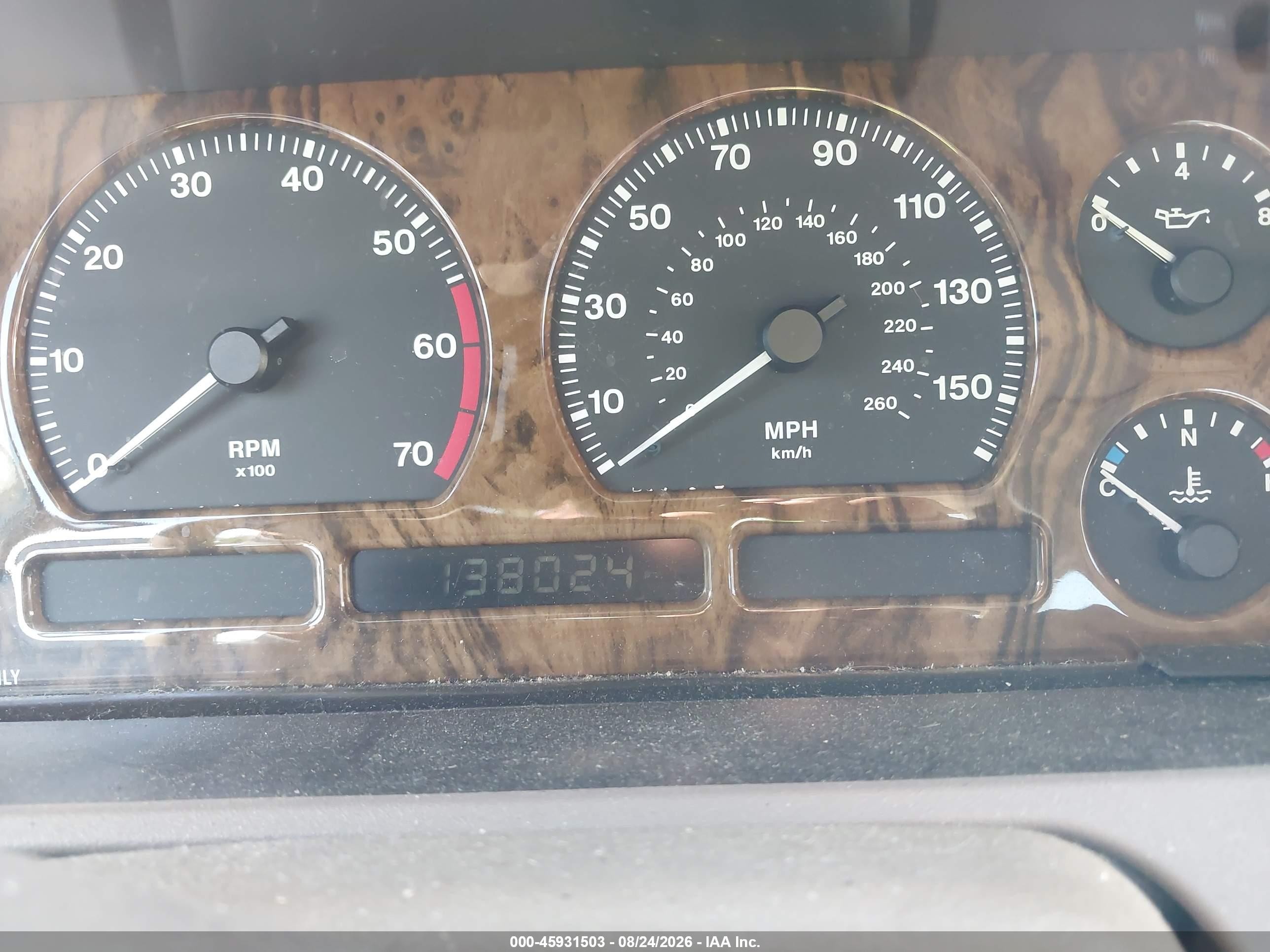 1995 Jaguar Xj6   Blue vin: SAJHX1741SC737949