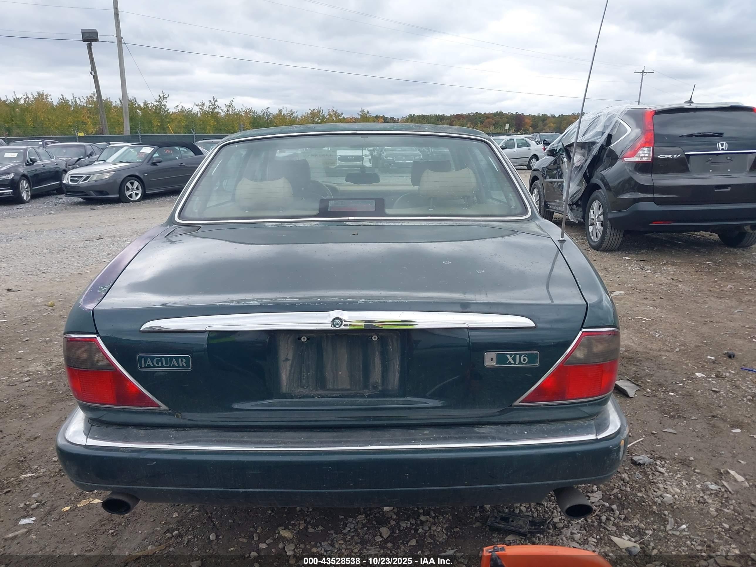 1996 Jaguar Xj6   Green vin: SAJHX1741TC755143