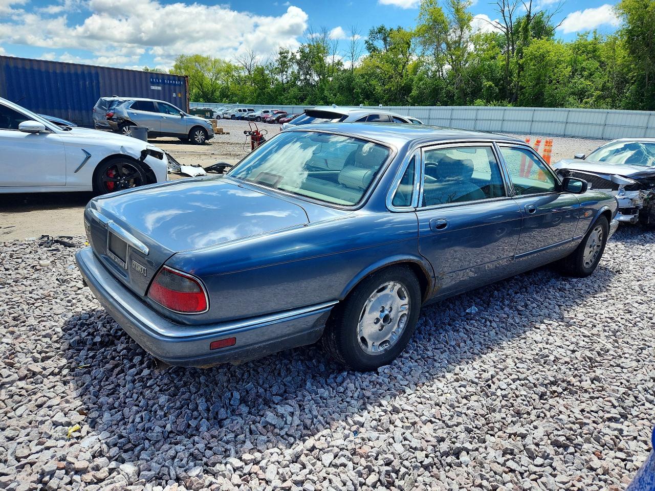 1997 Jaguar Xj6 L Blue vin: SAJHX6245VC788556