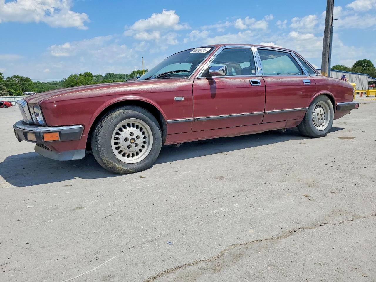 1989 Jaguar Xj6 Maroon vin: SAJHY1542KC564622
