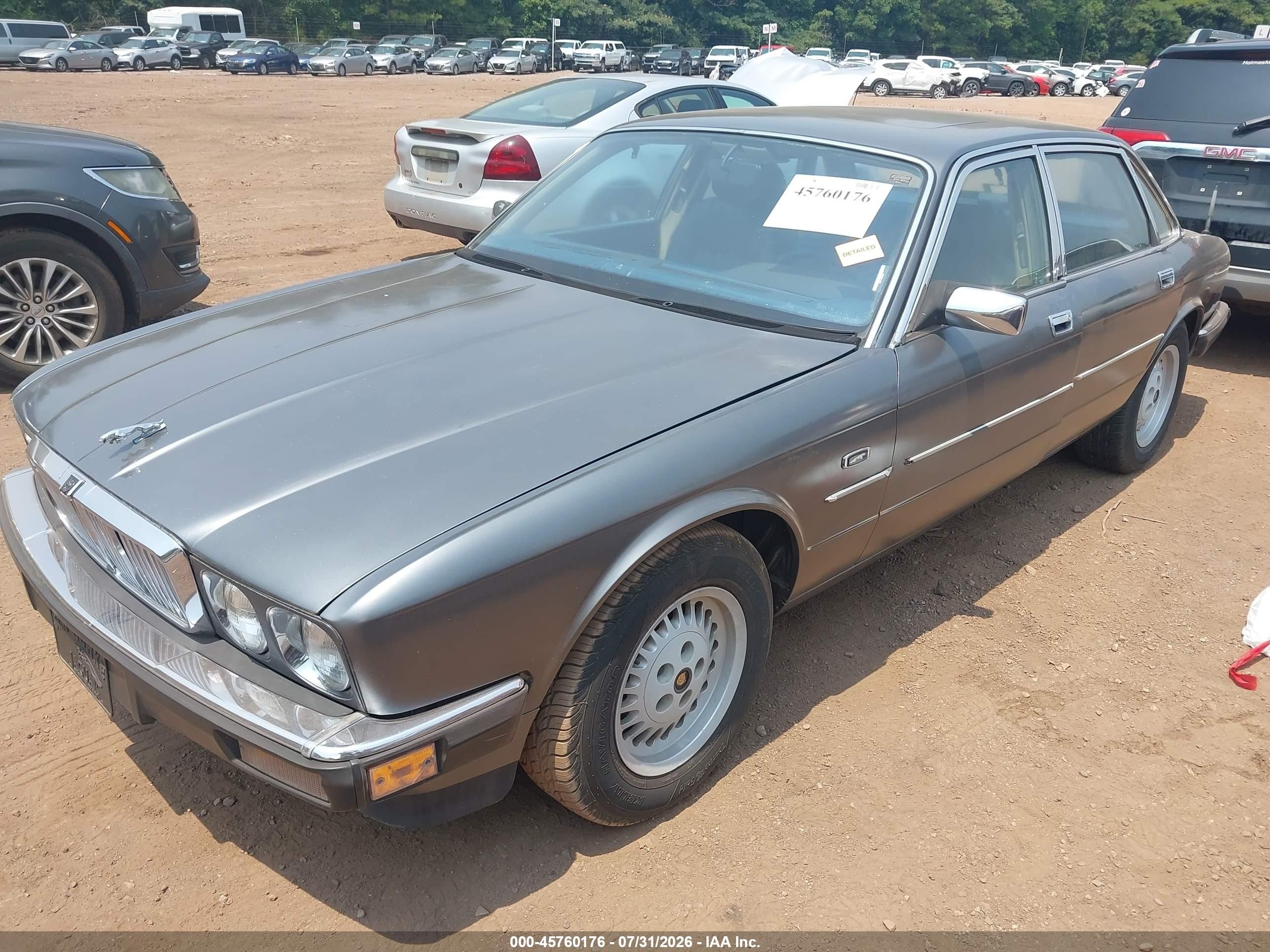 1989 Jaguar Xj6   Gray vin: SAJHY1549KC572880