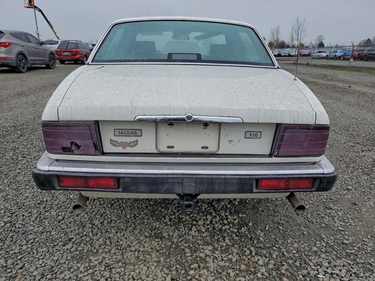 1989 Jaguar Xj6 White vin: SAJHY154XKC587906