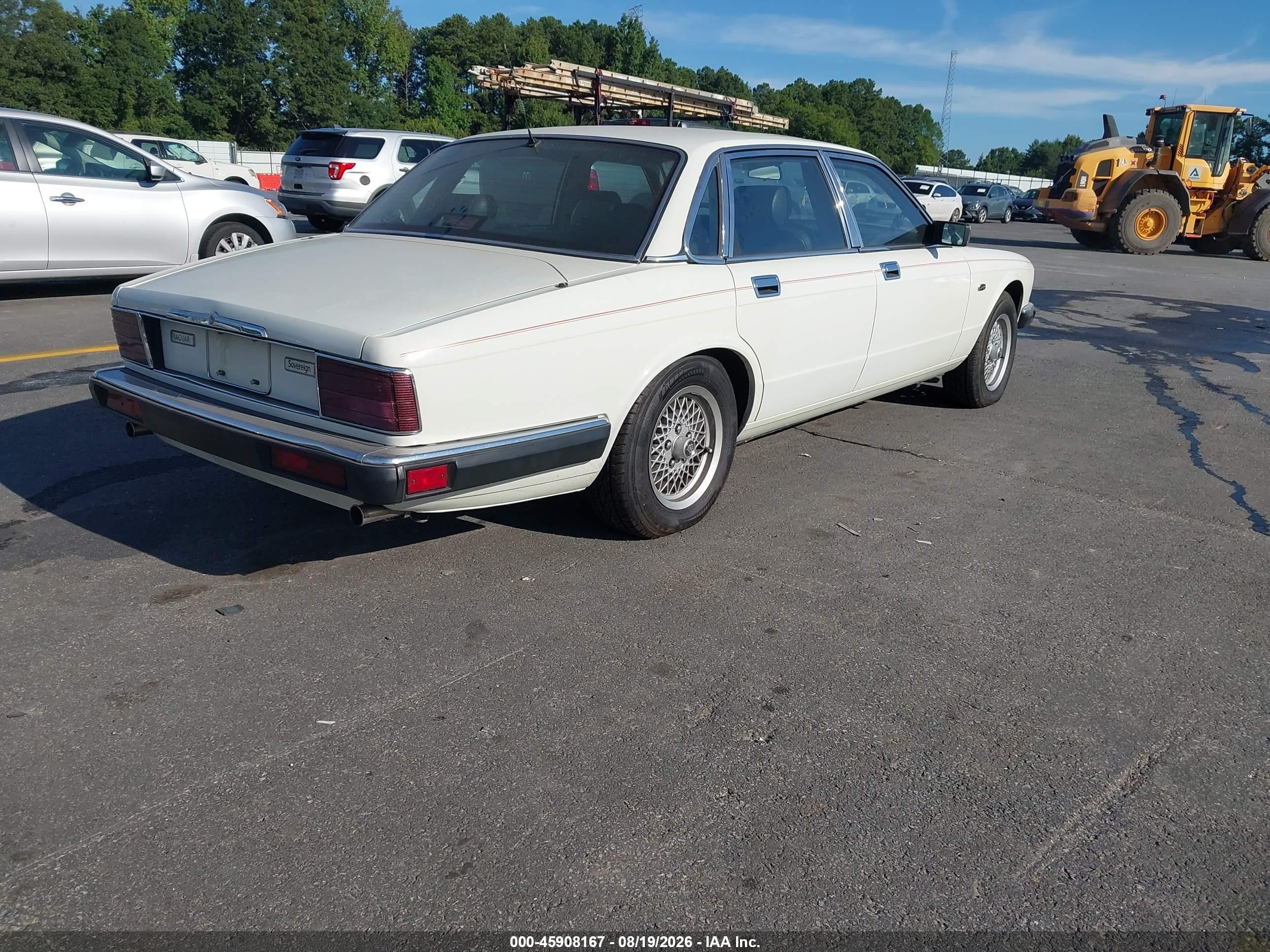1991 Jaguar Xj6 Sovereign White vin: SAJHY174XMC630107