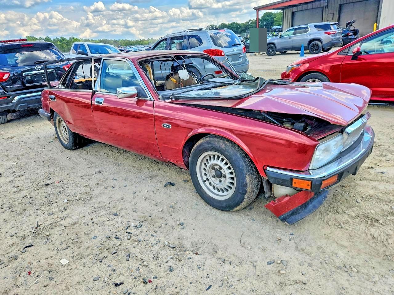 1991 Jaguar Xj6 Sovereign Бордовый vin: SAJHY174XMC637736
