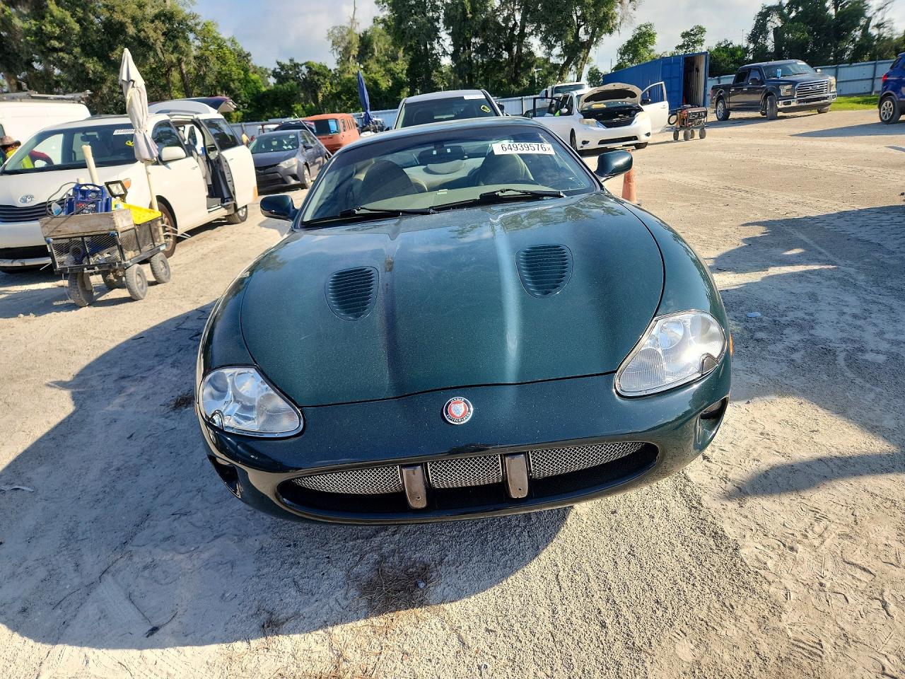 2000 Jaguar Xkr Green vin: SAJJA41BXYPA08610