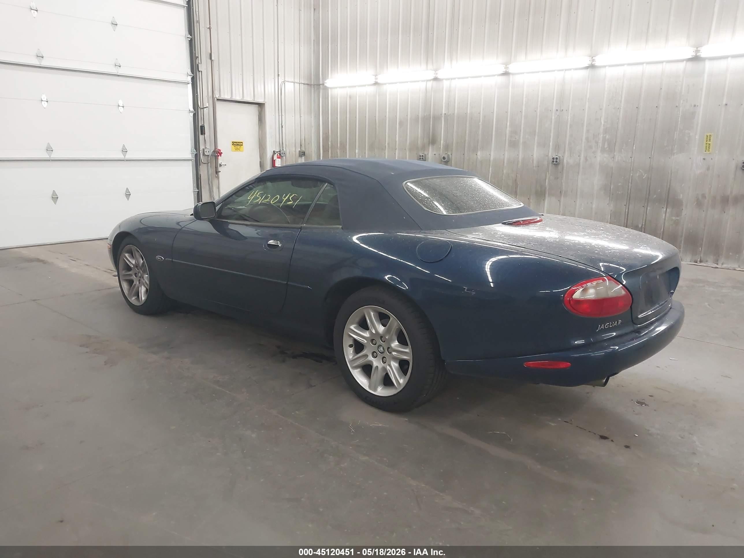 2000 Jaguar Xk8   Blue vin: SAJJA42C0YNA02804