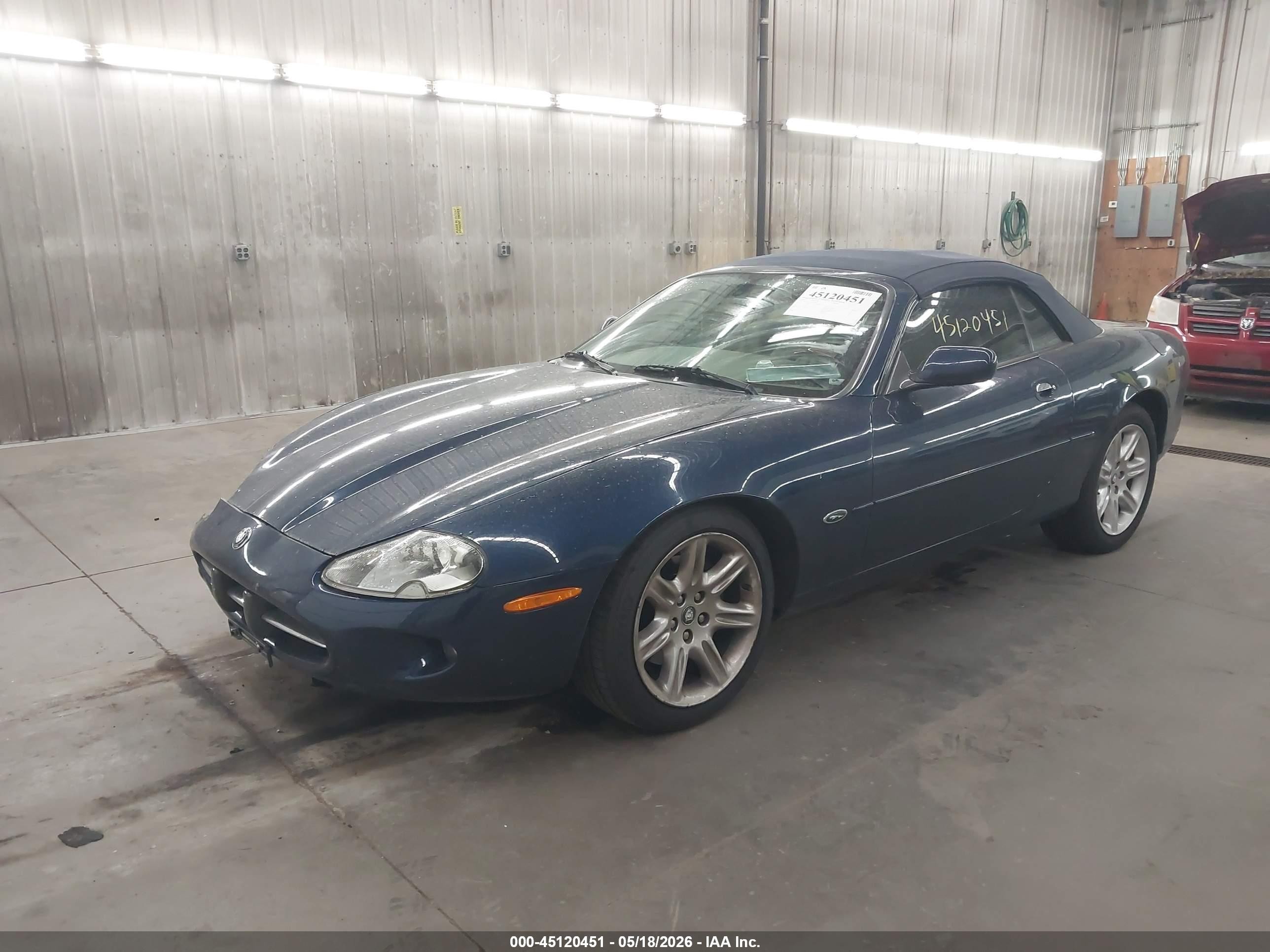 2000 Jaguar Xk8   Blue vin: SAJJA42C0YNA02804
