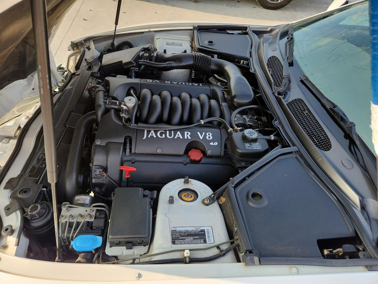 2000 Jaguar Xk8 White vin: SAJJA42C5YNA07934