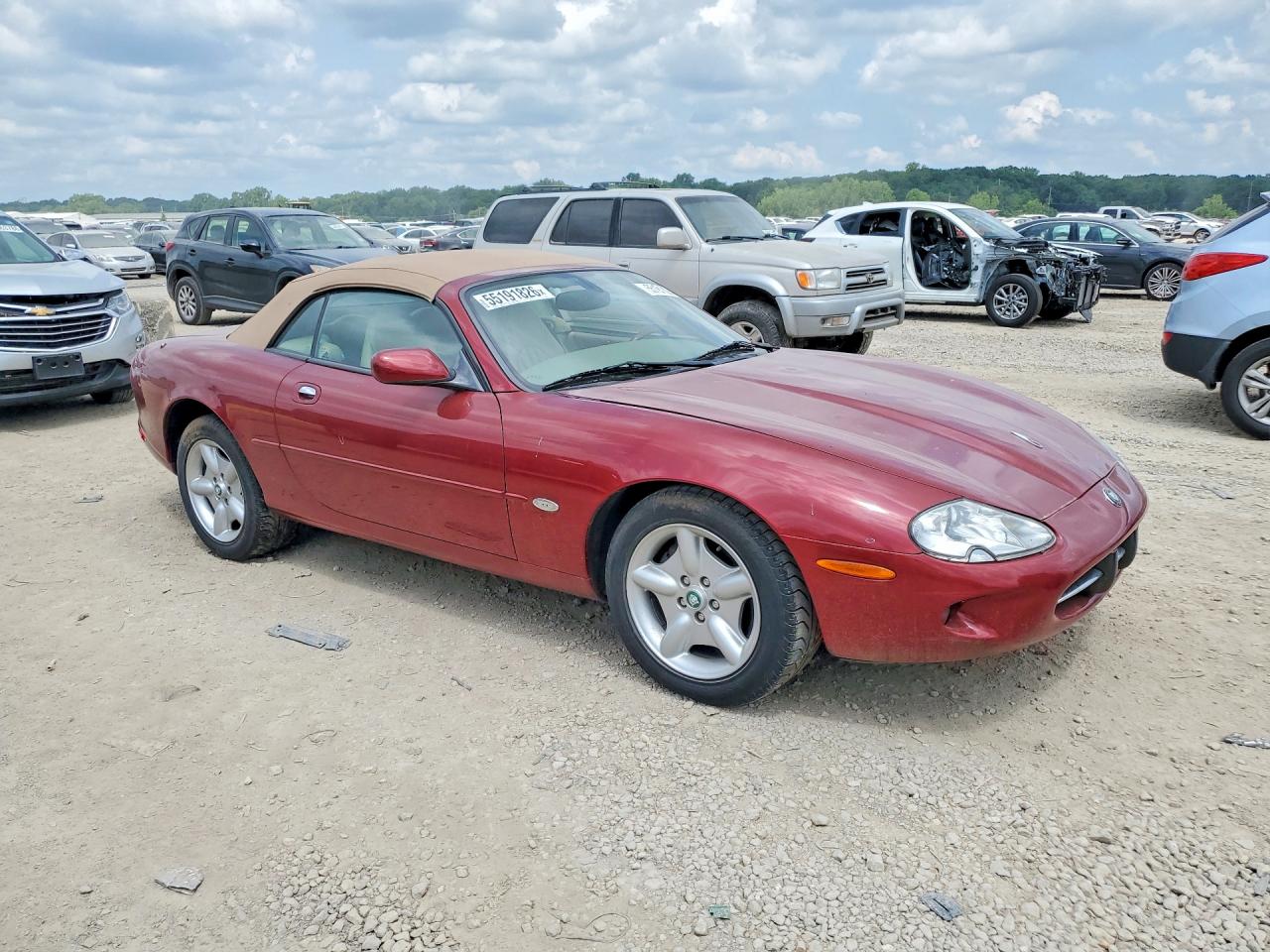 2000 Jaguar Xk8 Maroon vin: SAJJA42C7YNA03402