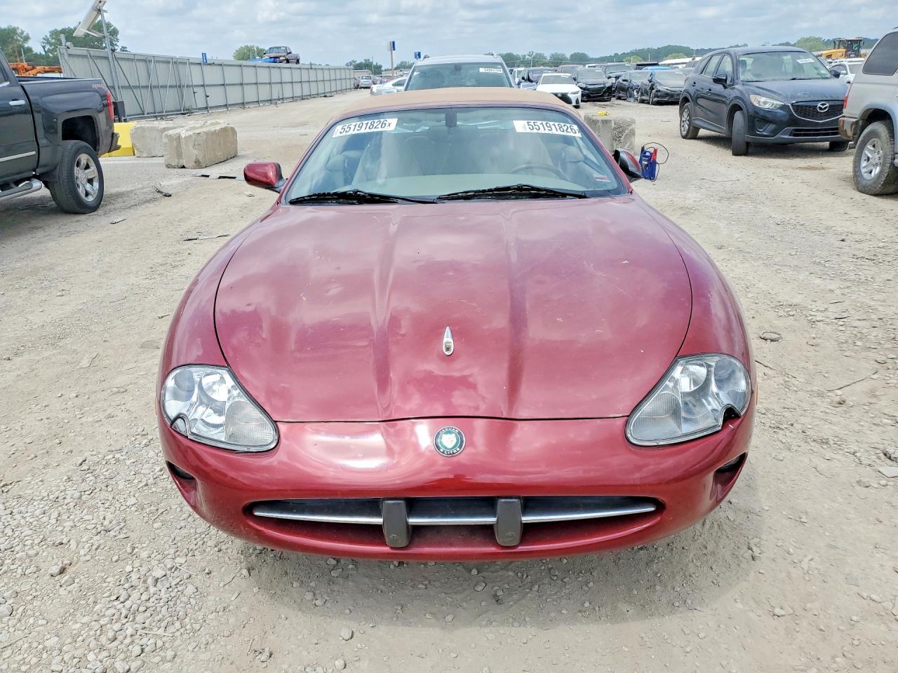 2000 Jaguar Xk8 Maroon vin: SAJJA42C7YNA03402