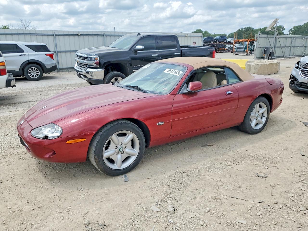2000 Jaguar Xk8 Maroon vin: SAJJA42C7YNA03402