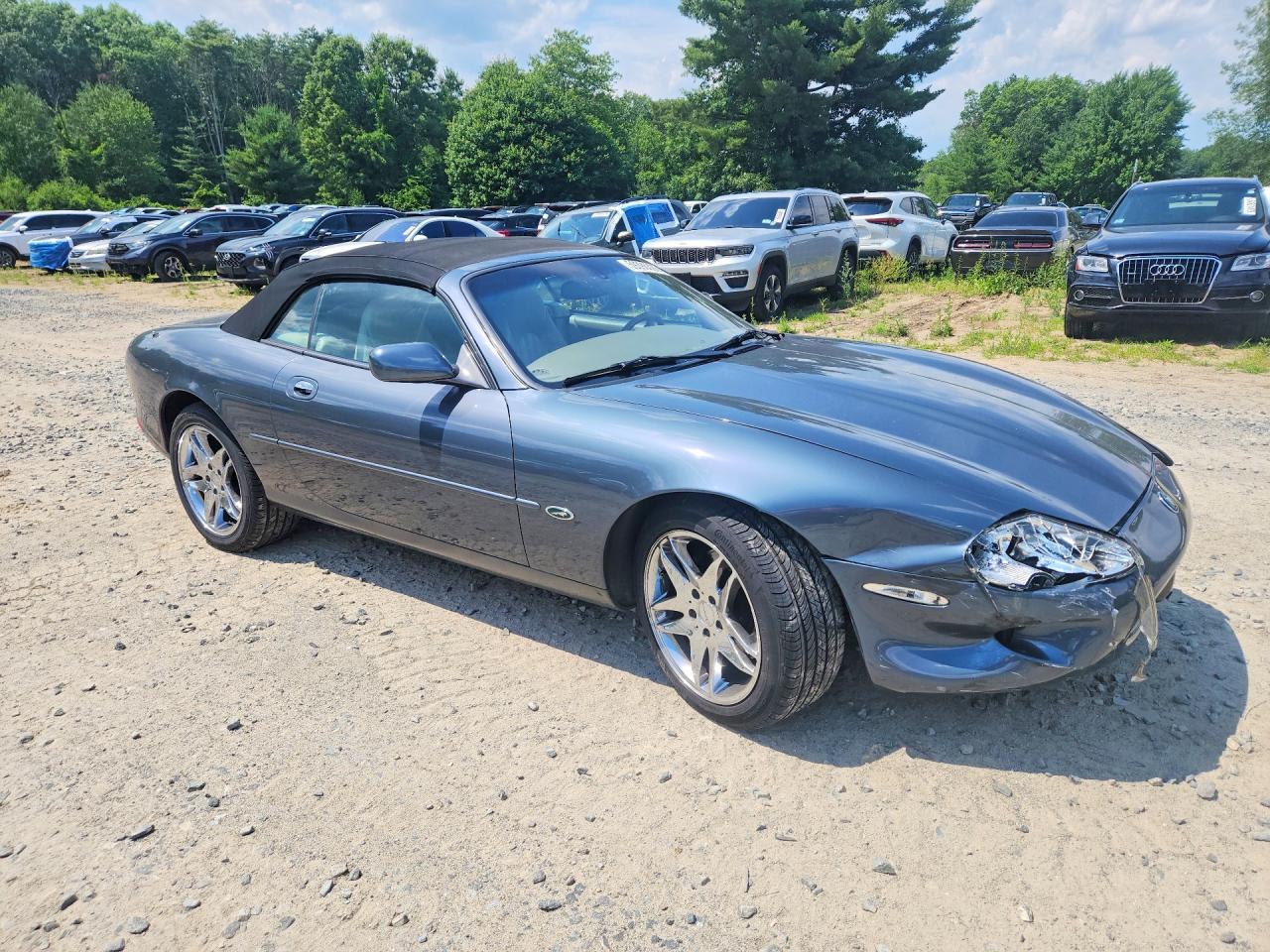 2000 Jaguar Xk8 Silver vin: SAJJA42C7YNA07854