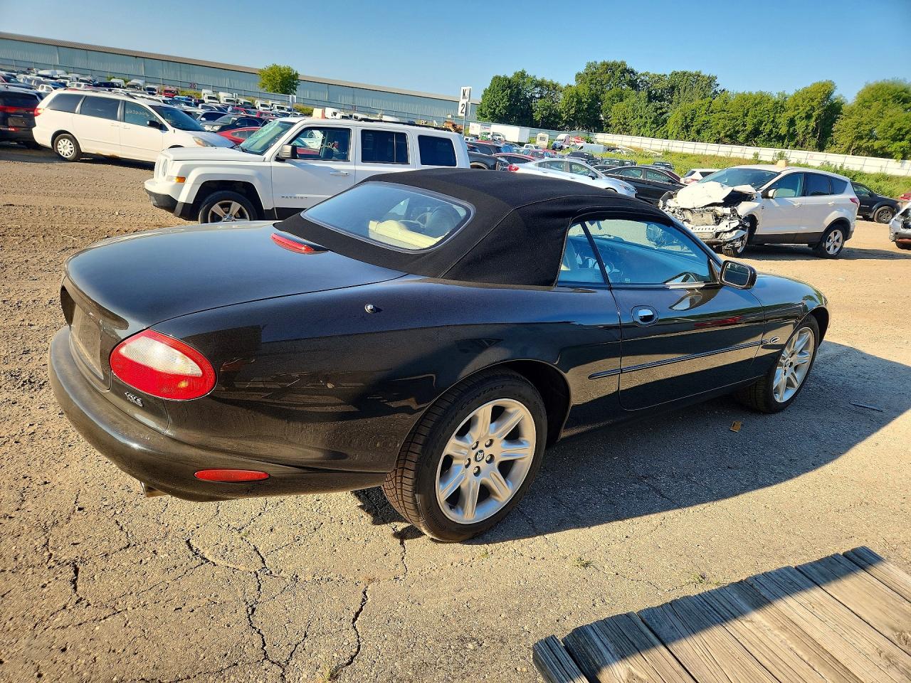 2000 Jaguar Xk8 Черный vin: SAJJA42C9YNA09427