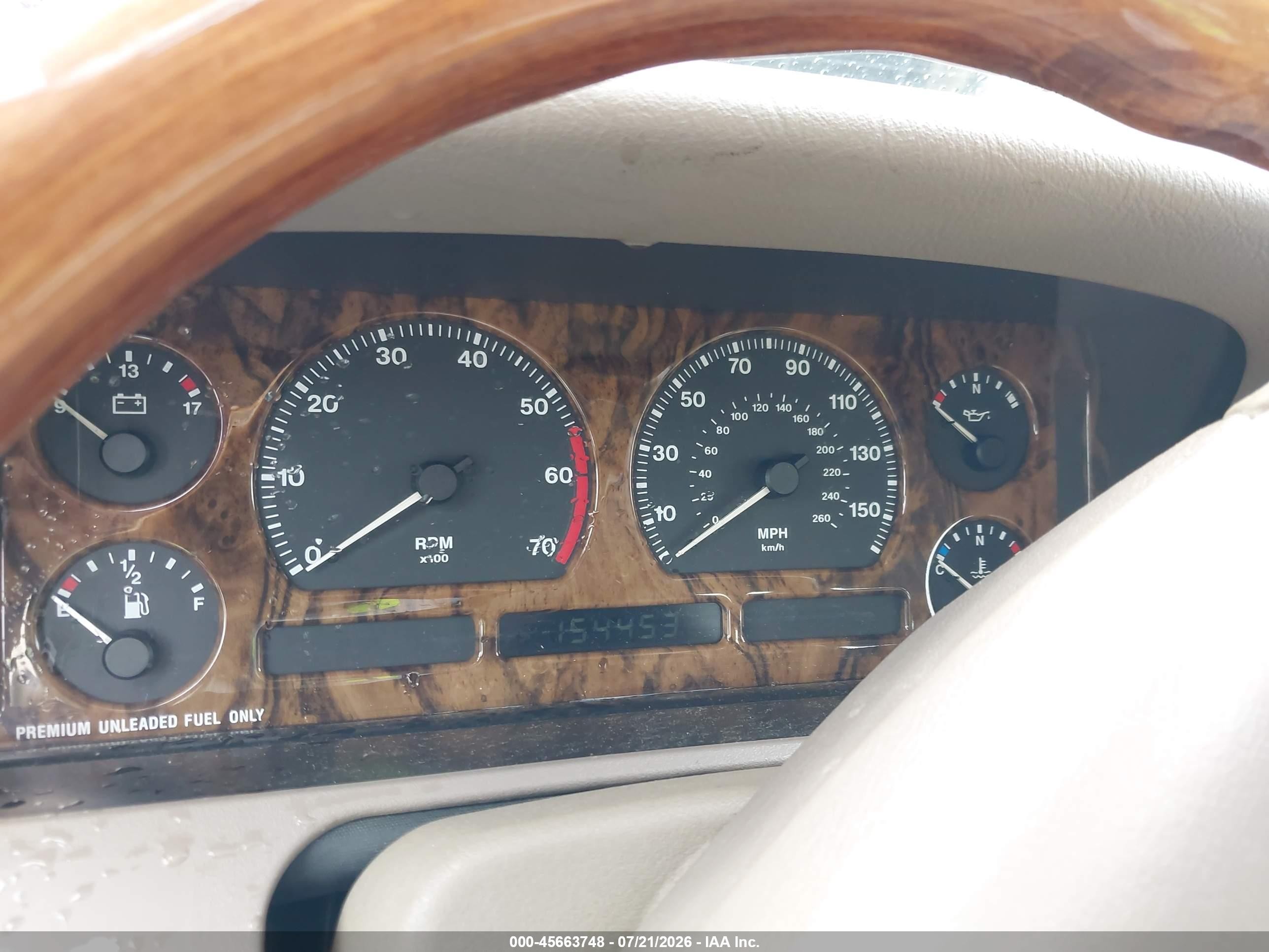 1996 Jaguar Vandenplas   Золотой vin: SAJKX6744TC771730