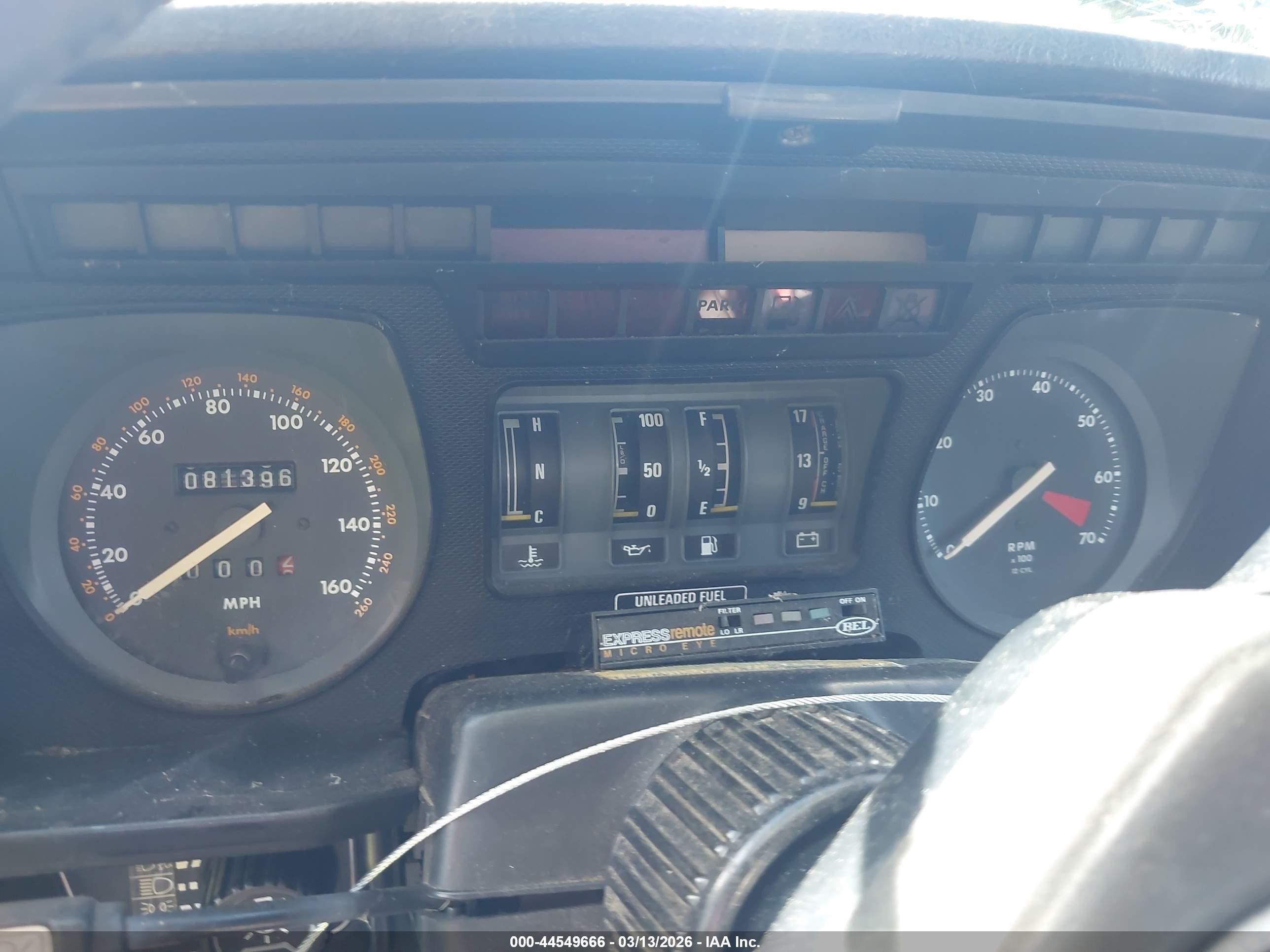 1988 Jaguar Xjs   Black vin: SAJNA5840JC148612