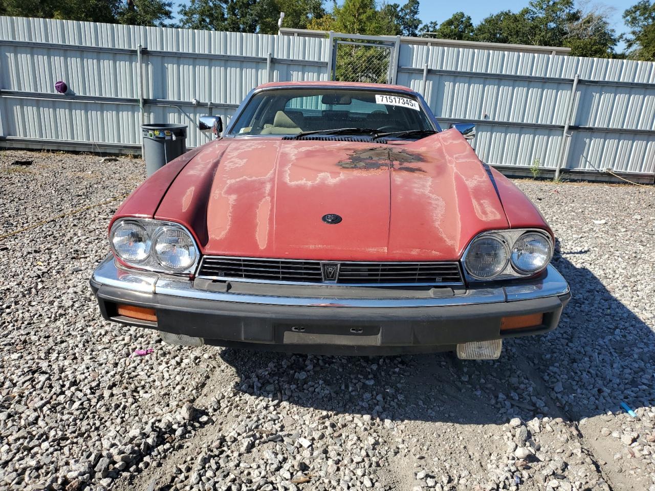 1988 Jaguar Xjs Red vin: SAJNA5848JC139303