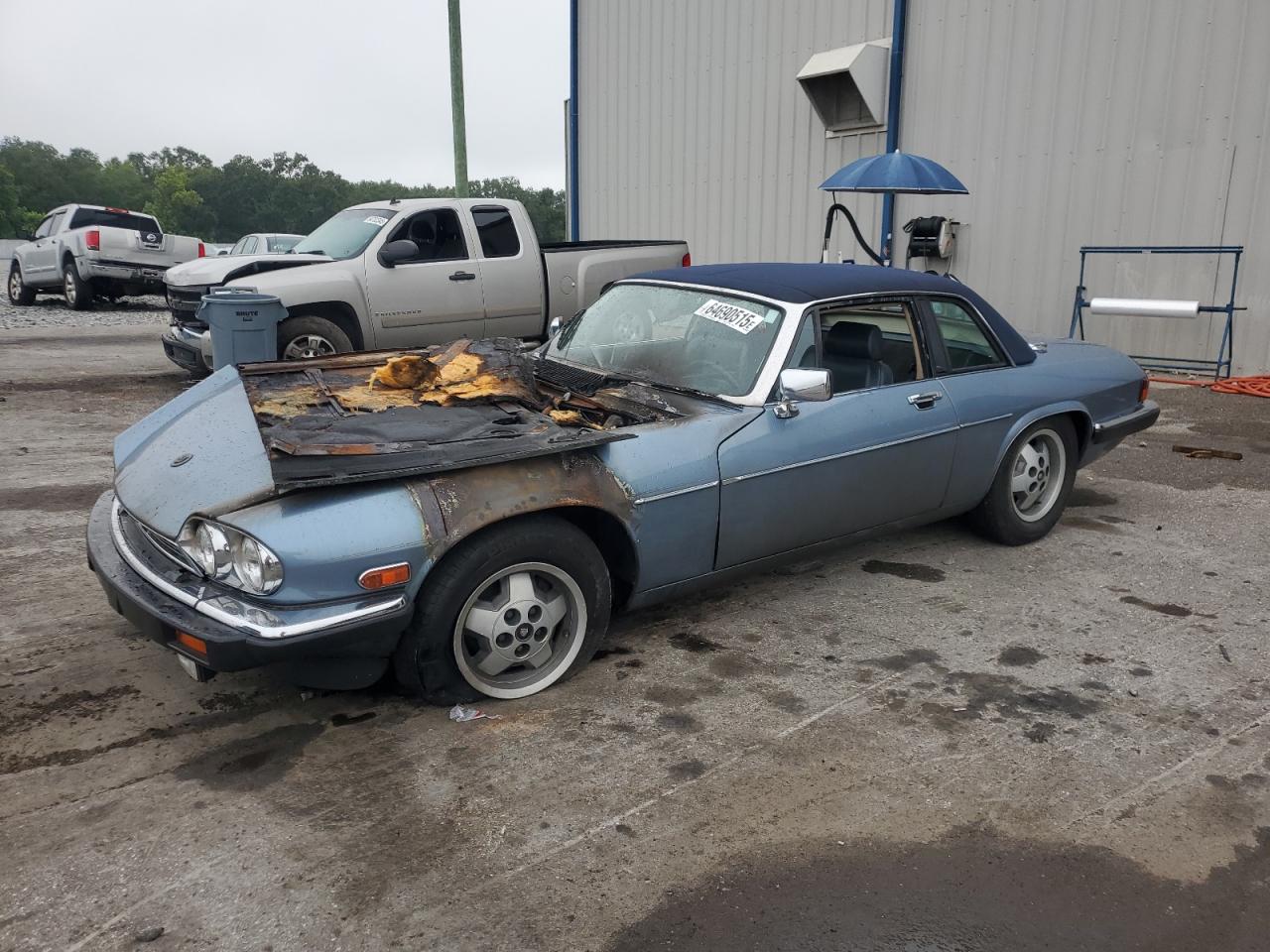 1987 Jaguar Xjsc He   Blue vin: SAJNV3845HC135065