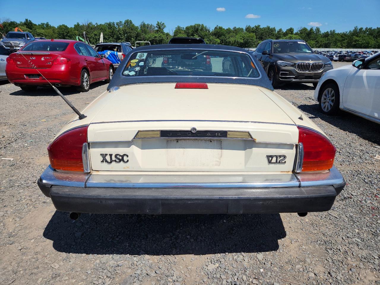 1987 Jaguar Xjsc He Cream vin: SAJNV3845HC137804