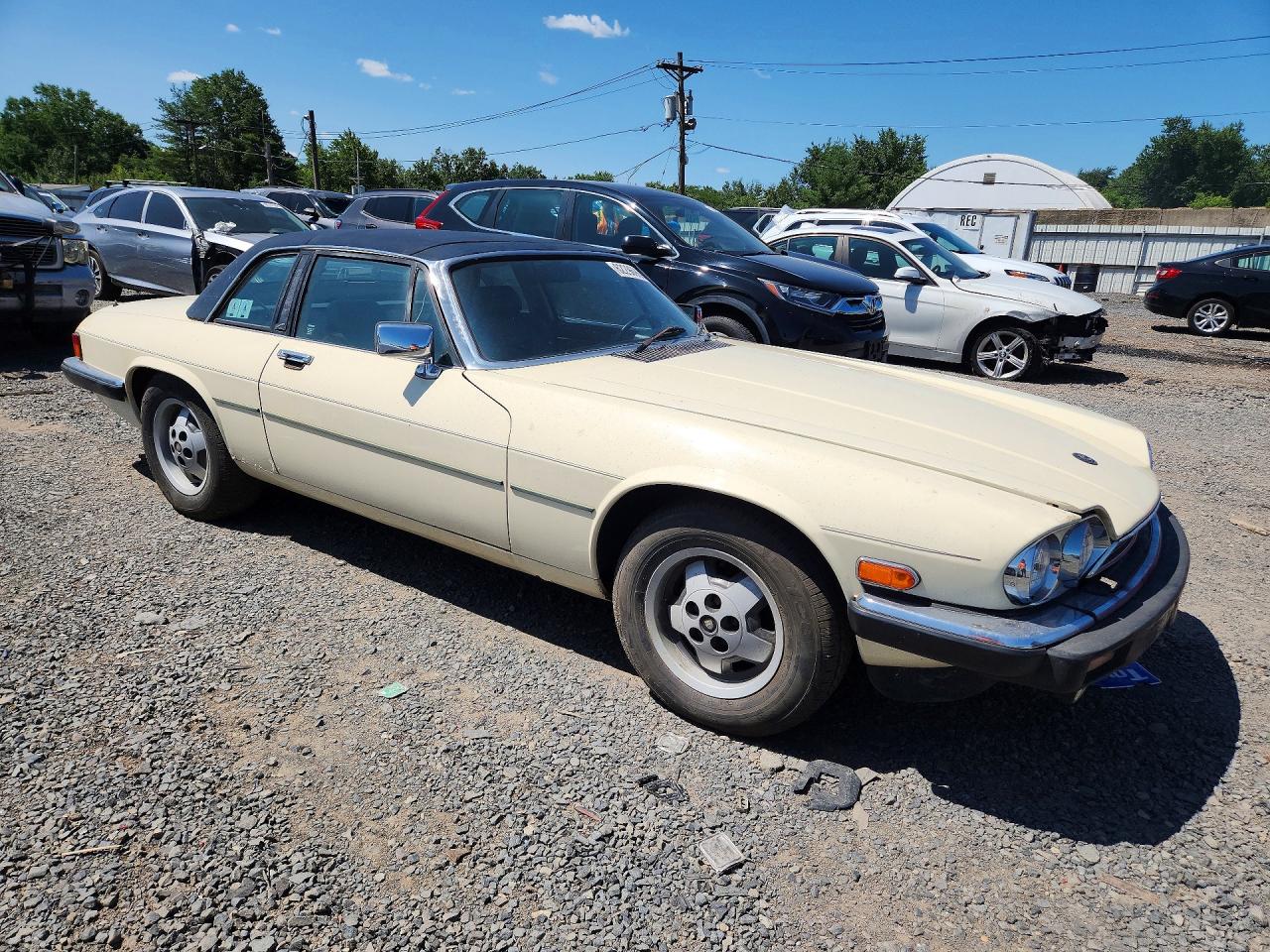1987 Jaguar Xjsc He Cream vin: SAJNV3845HC137804