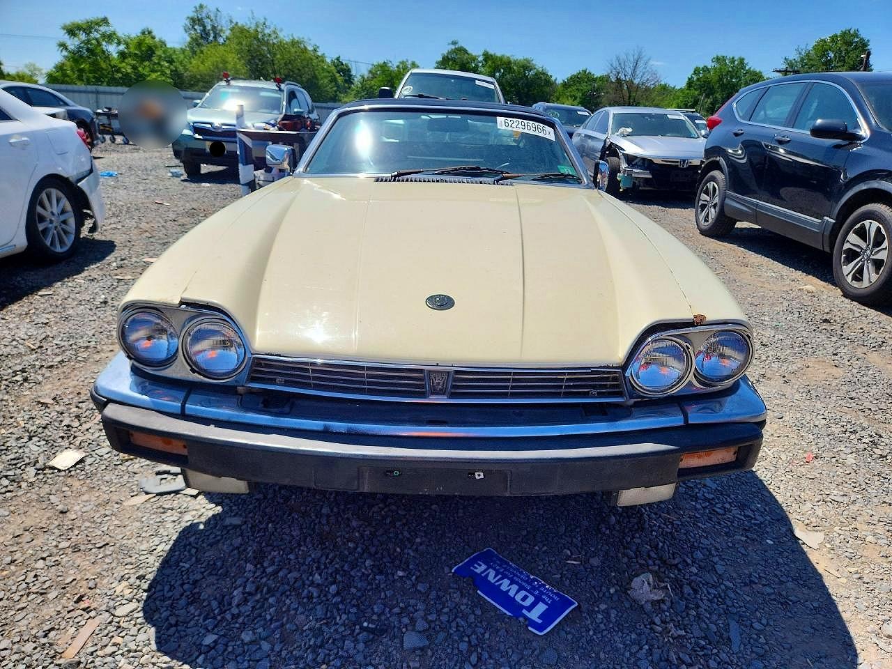 1987 Jaguar Xjsc He Cream vin: SAJNV3845HC137804