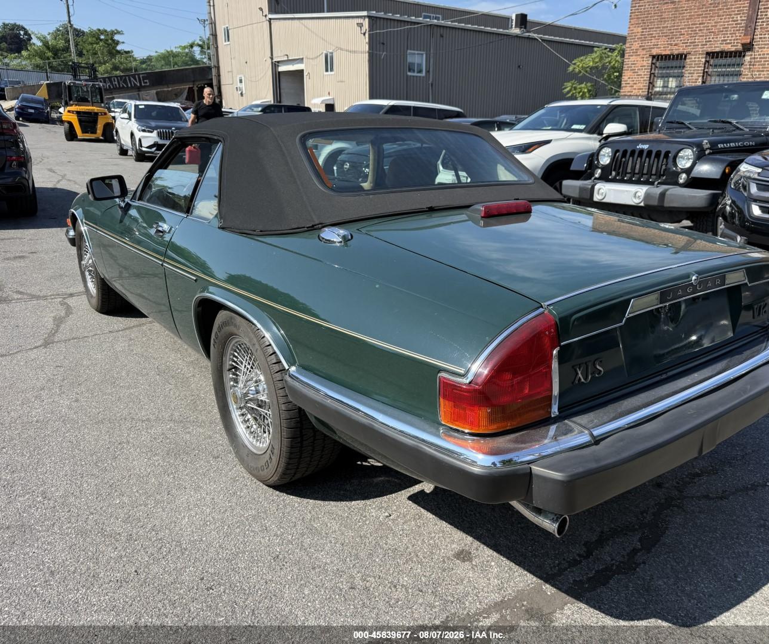 1989 Jaguar Xjs   Green vin: SAJNV4841KC157397