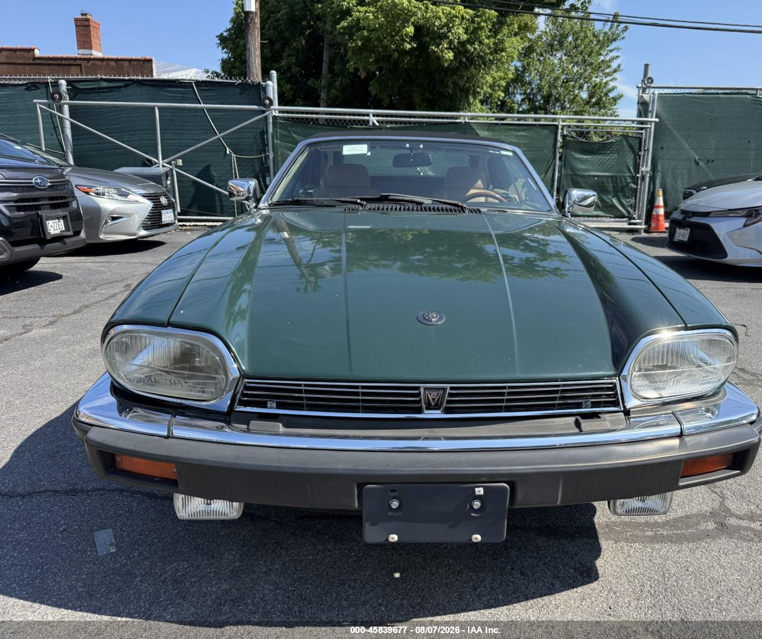 1989 Jaguar Xjs   Green vin: SAJNV4841KC157397