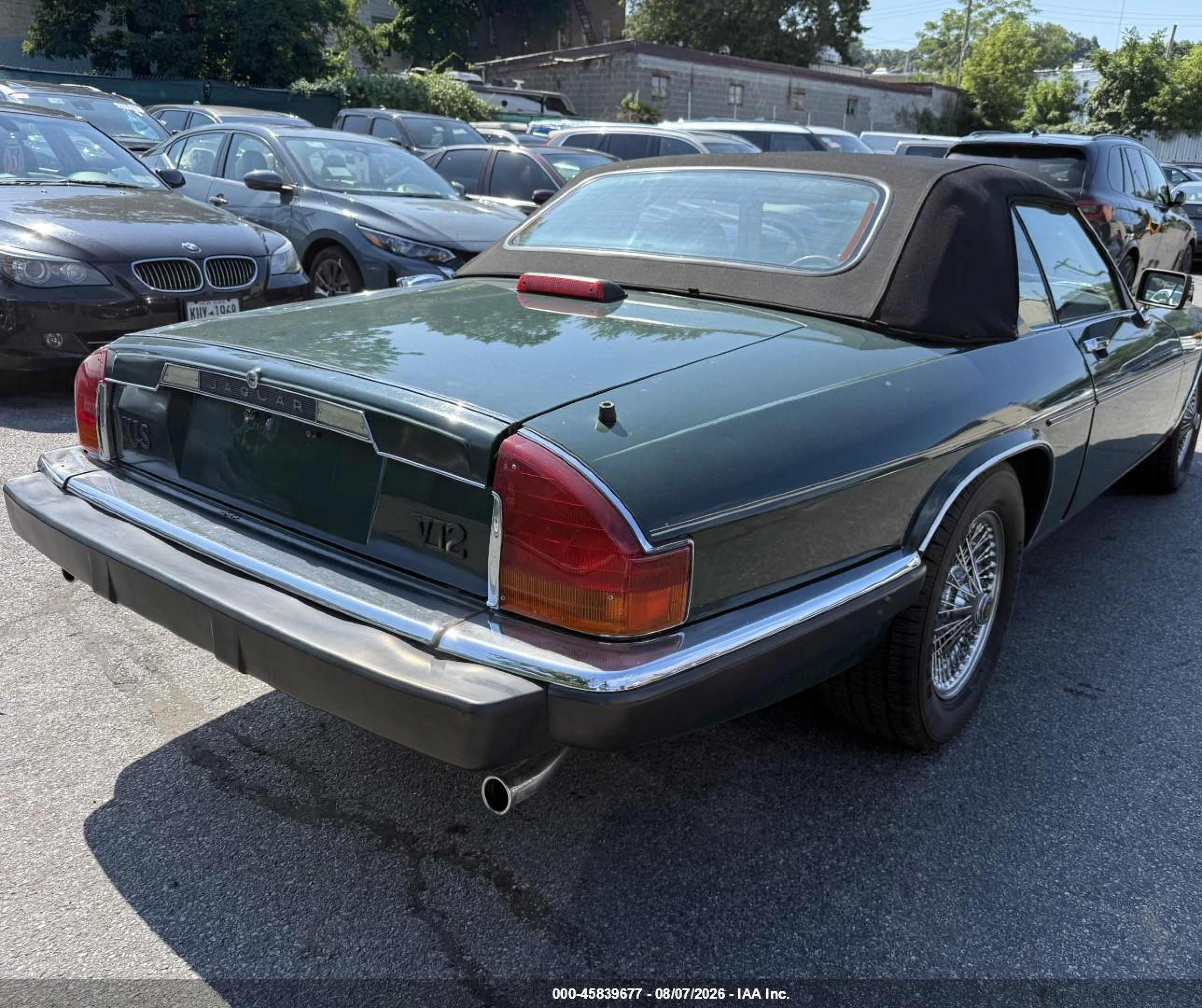 1989 Jaguar Xjs   Green vin: SAJNV4841KC157397