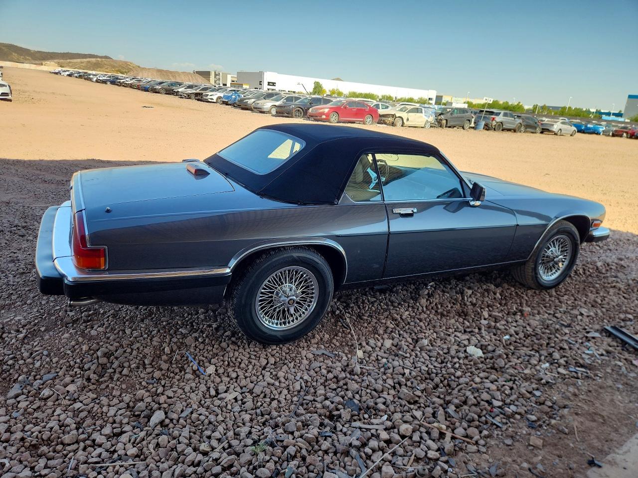 1989 Jaguar Xjs Gray vin: SAJNV4843KC157515