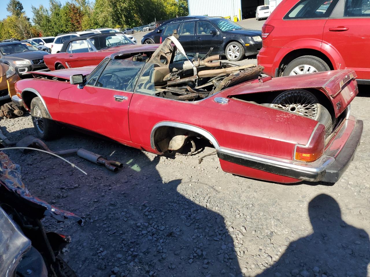 1988 Jaguar Xjs Red vin: SAJNV5841JC147781