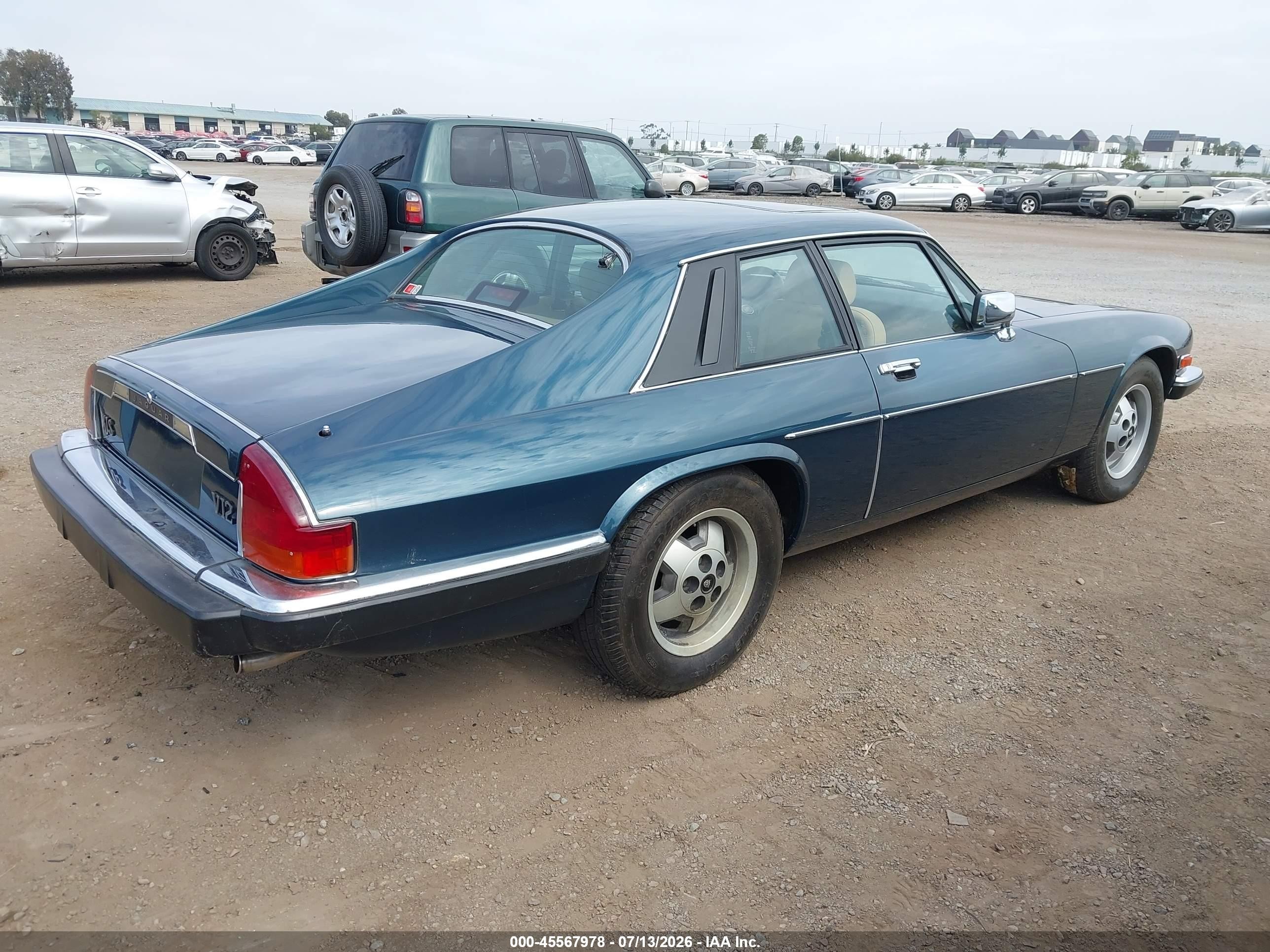 1986 Jaguar Xjs   Синий vin: SAJNV5842GC126964