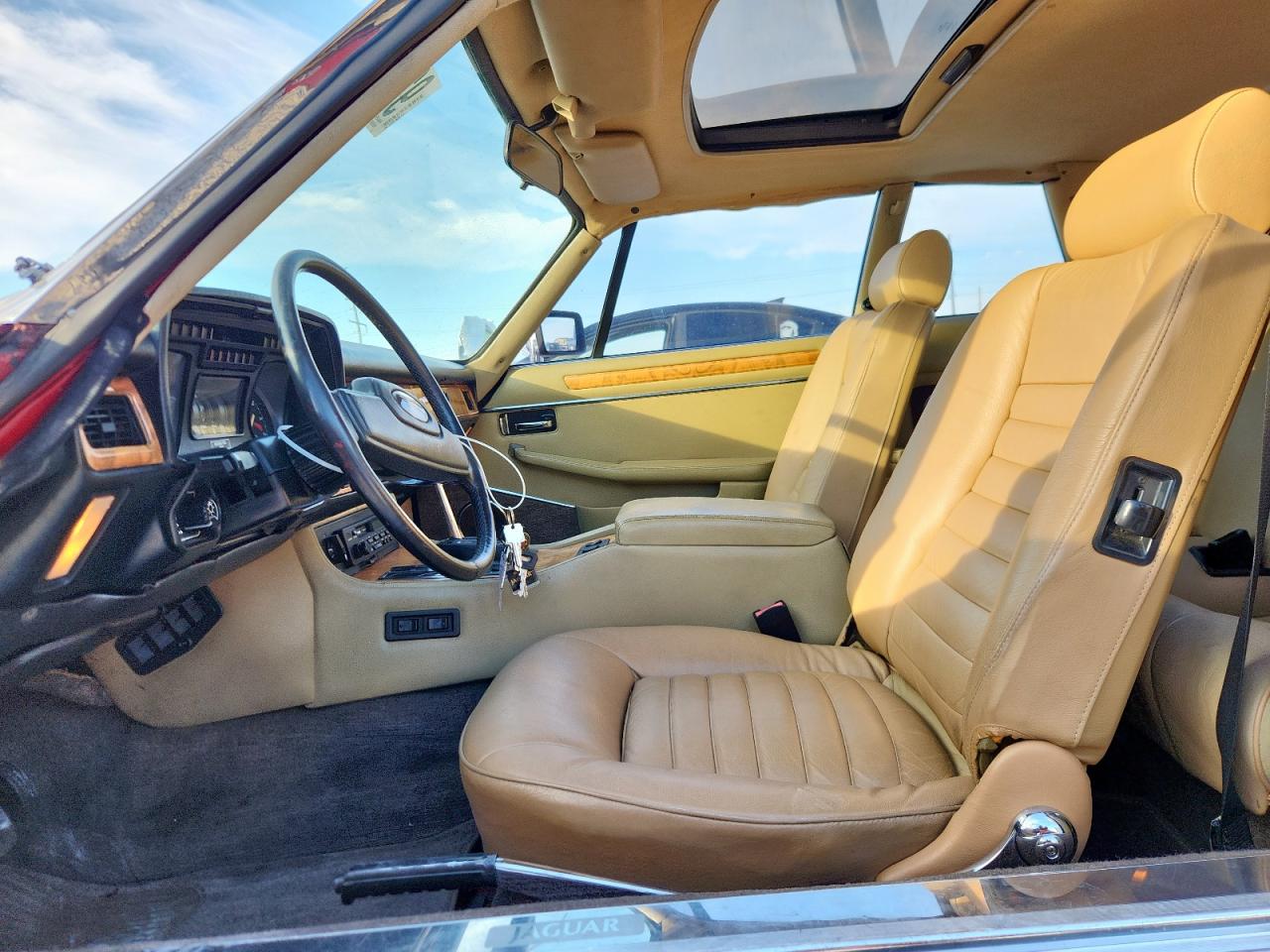 1988 Jaguar Xjs Red vin: SAJNV5842JC139236