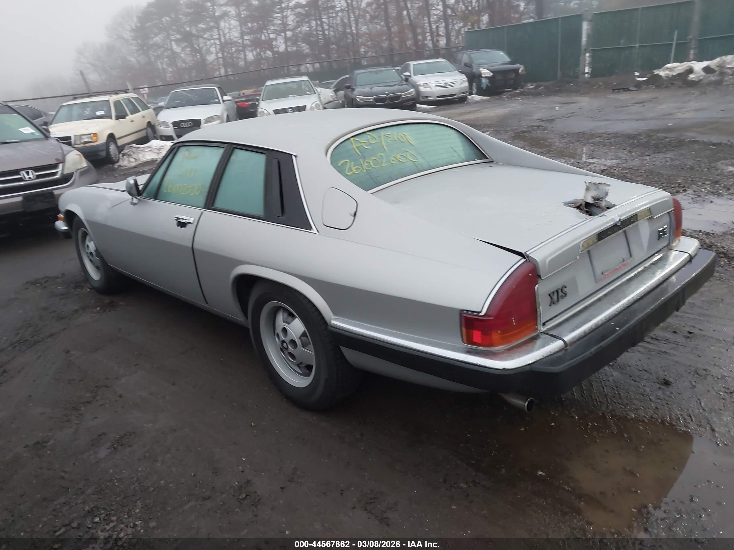 1985 Jaguar Xjs   Silver vin: SAJNV5844FC118055