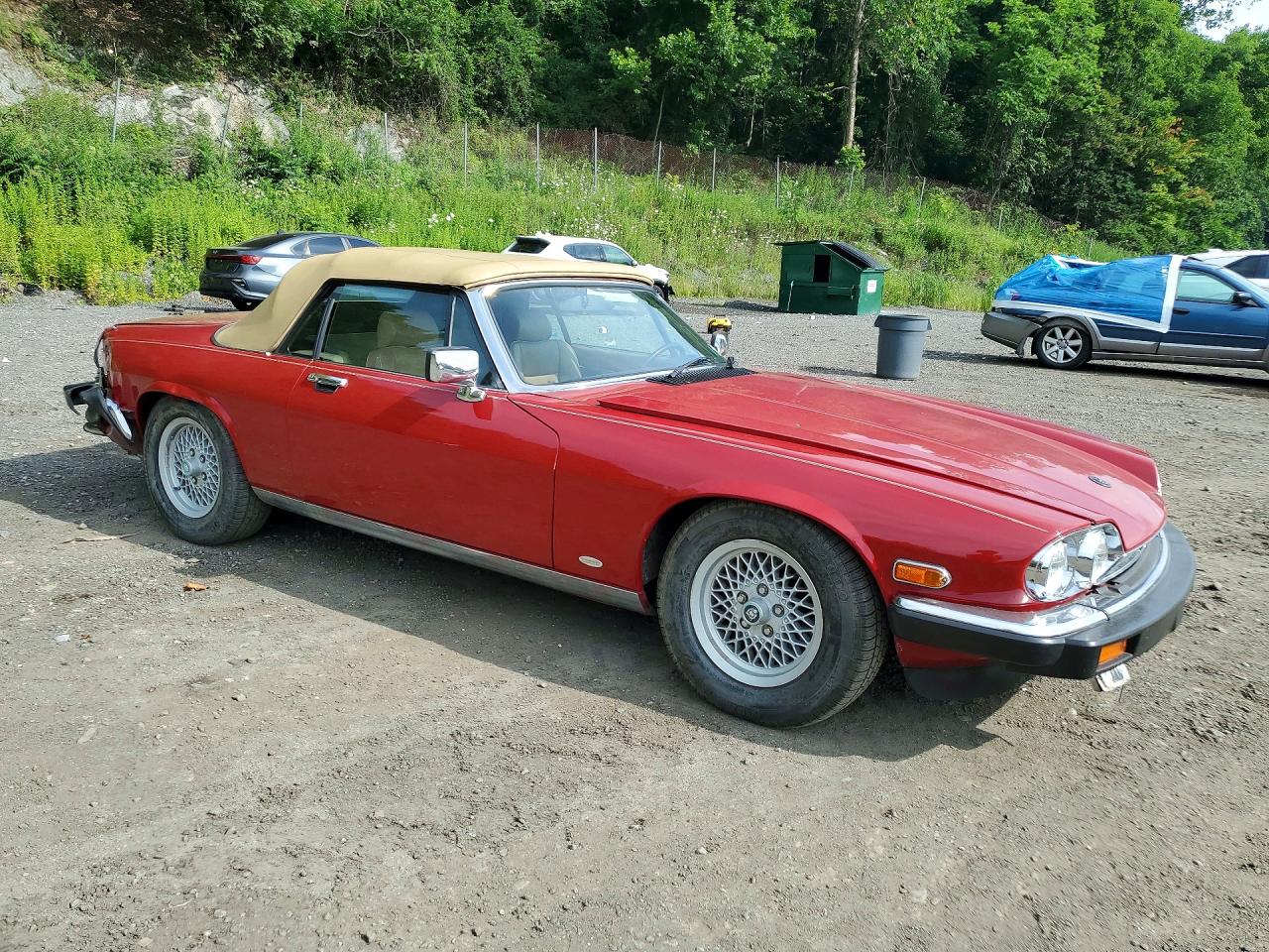 1988 Jaguar Xjs Red vin: SAJNV5845JC146570
