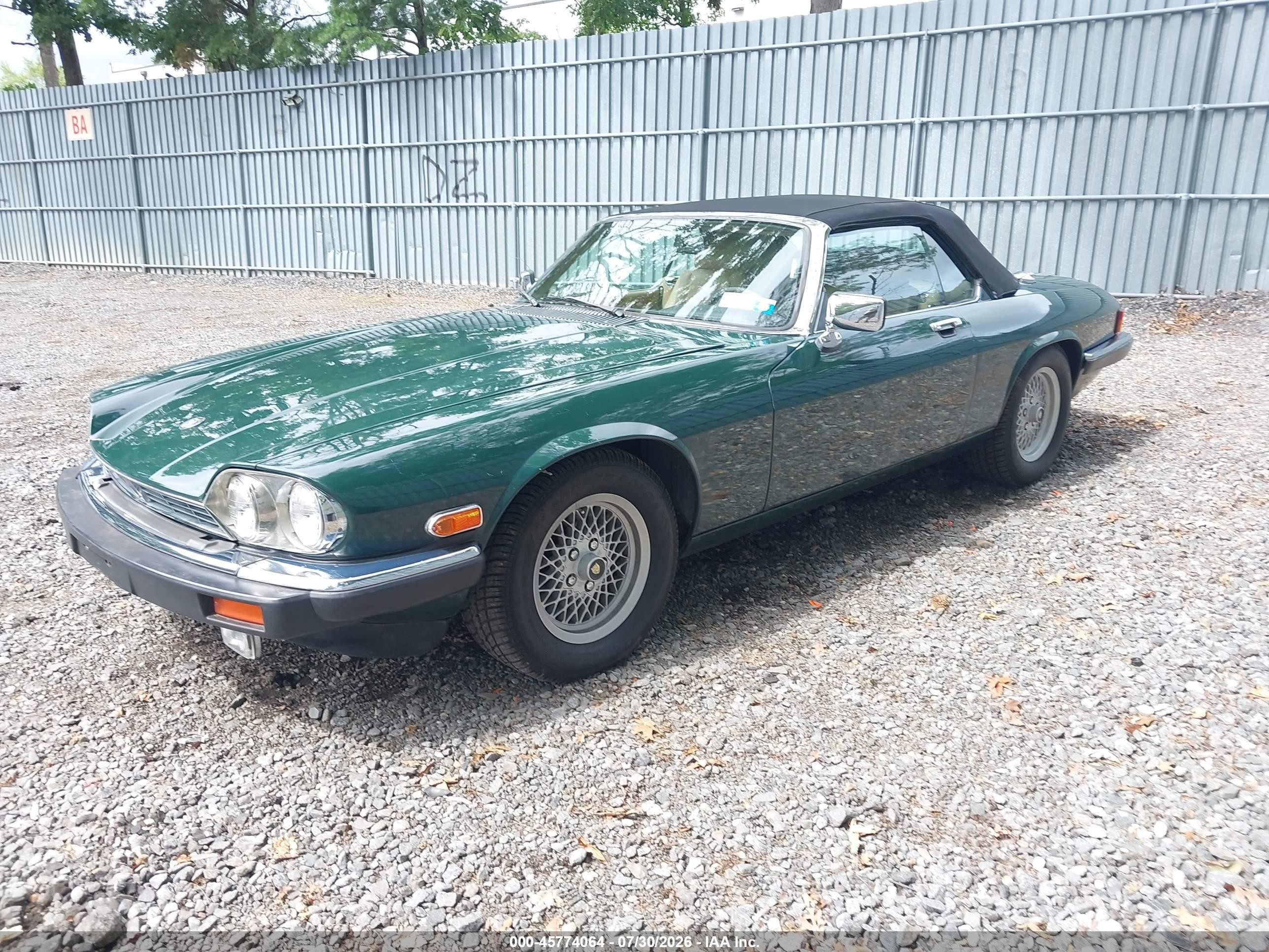 1990 Jaguar Xjs   Зеленый vin: SAJNW4841LC172643