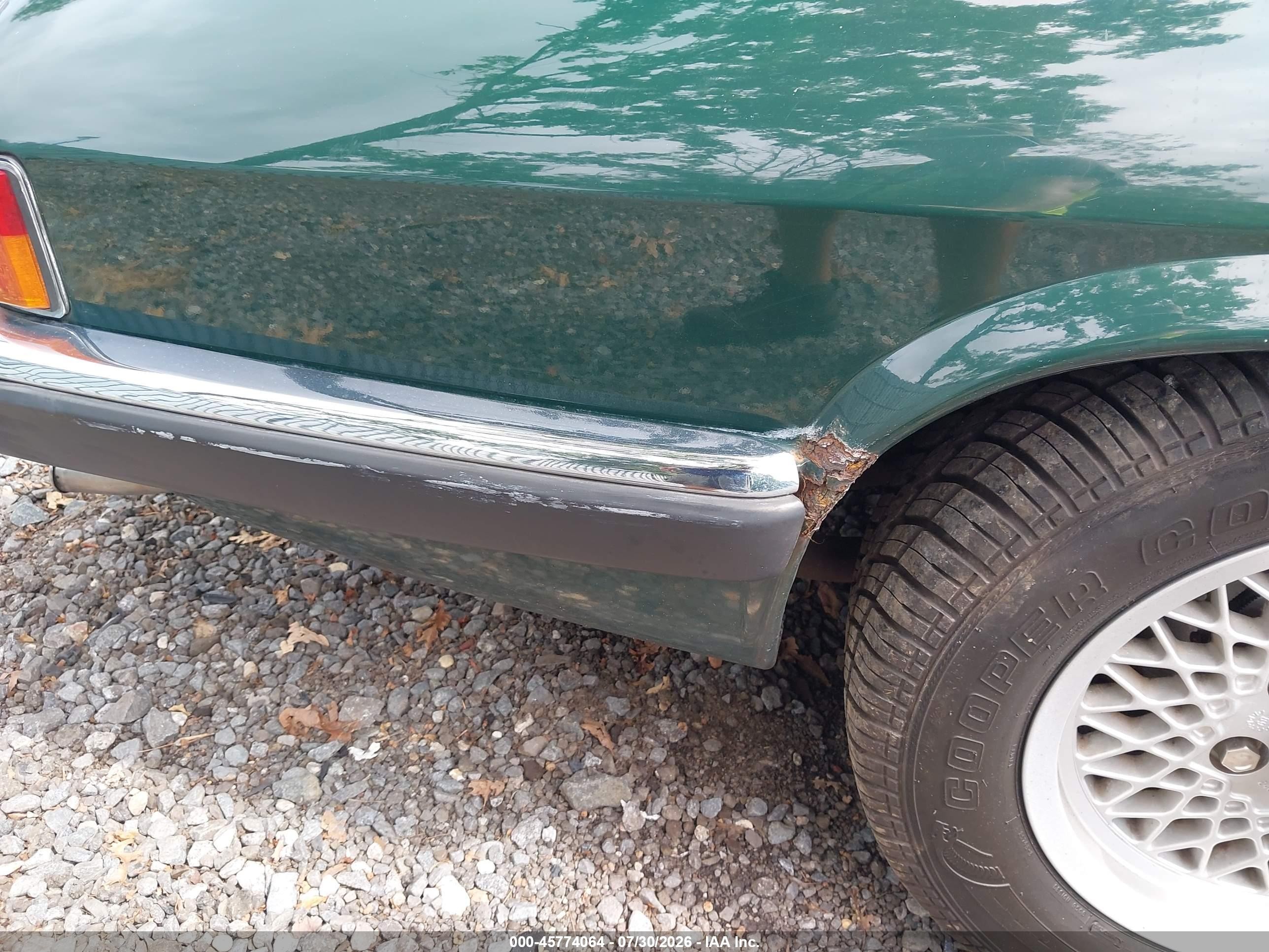 1990 Jaguar Xjs   Зеленый vin: SAJNW4841LC172643
