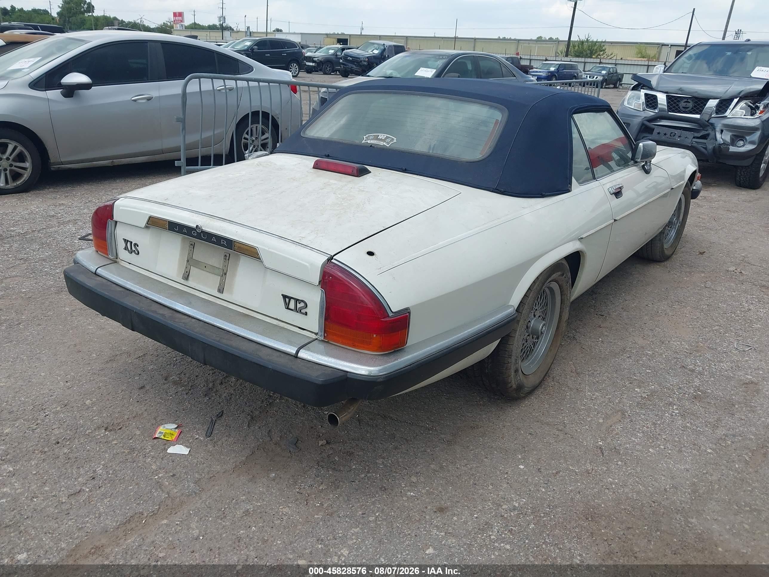 1990 Jaguar Xjs   White vin: SAJNW4844LC168408