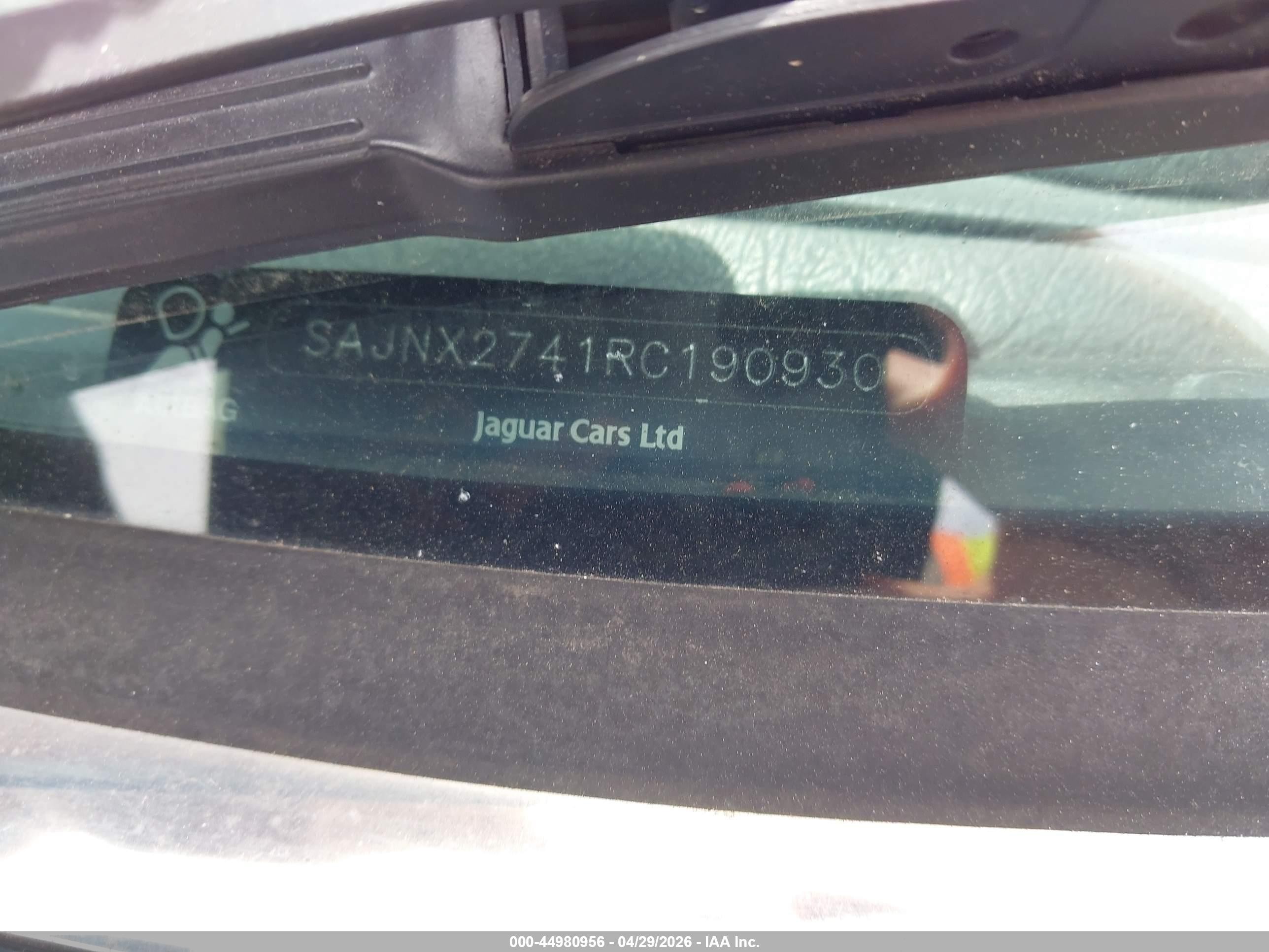 1994 Jaguar Xjs 2+2 Черный vin: SAJNX2741RC190930