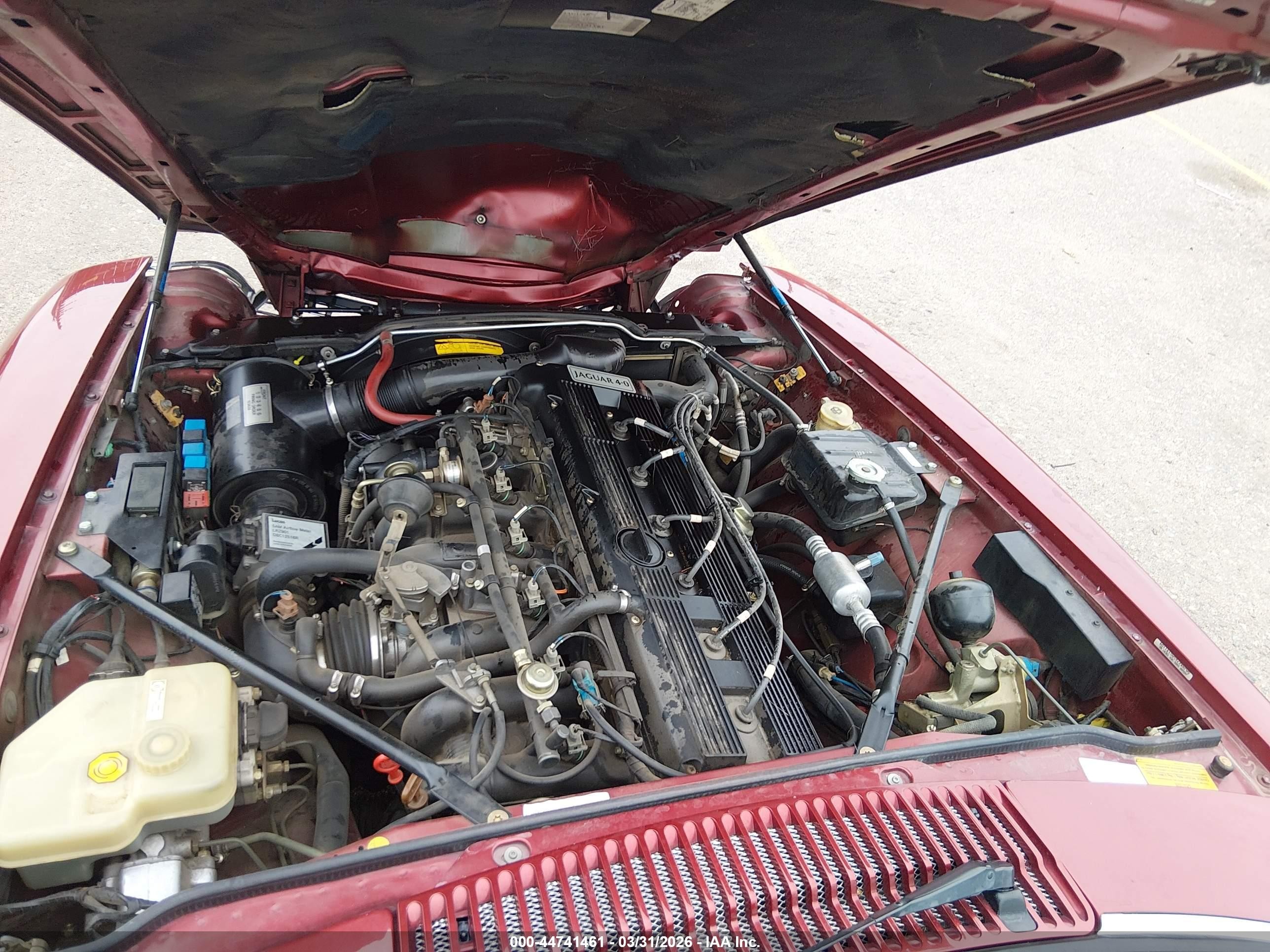 1994 Jaguar Xjs 2+2 Red vin: SAJNX2745RC191109