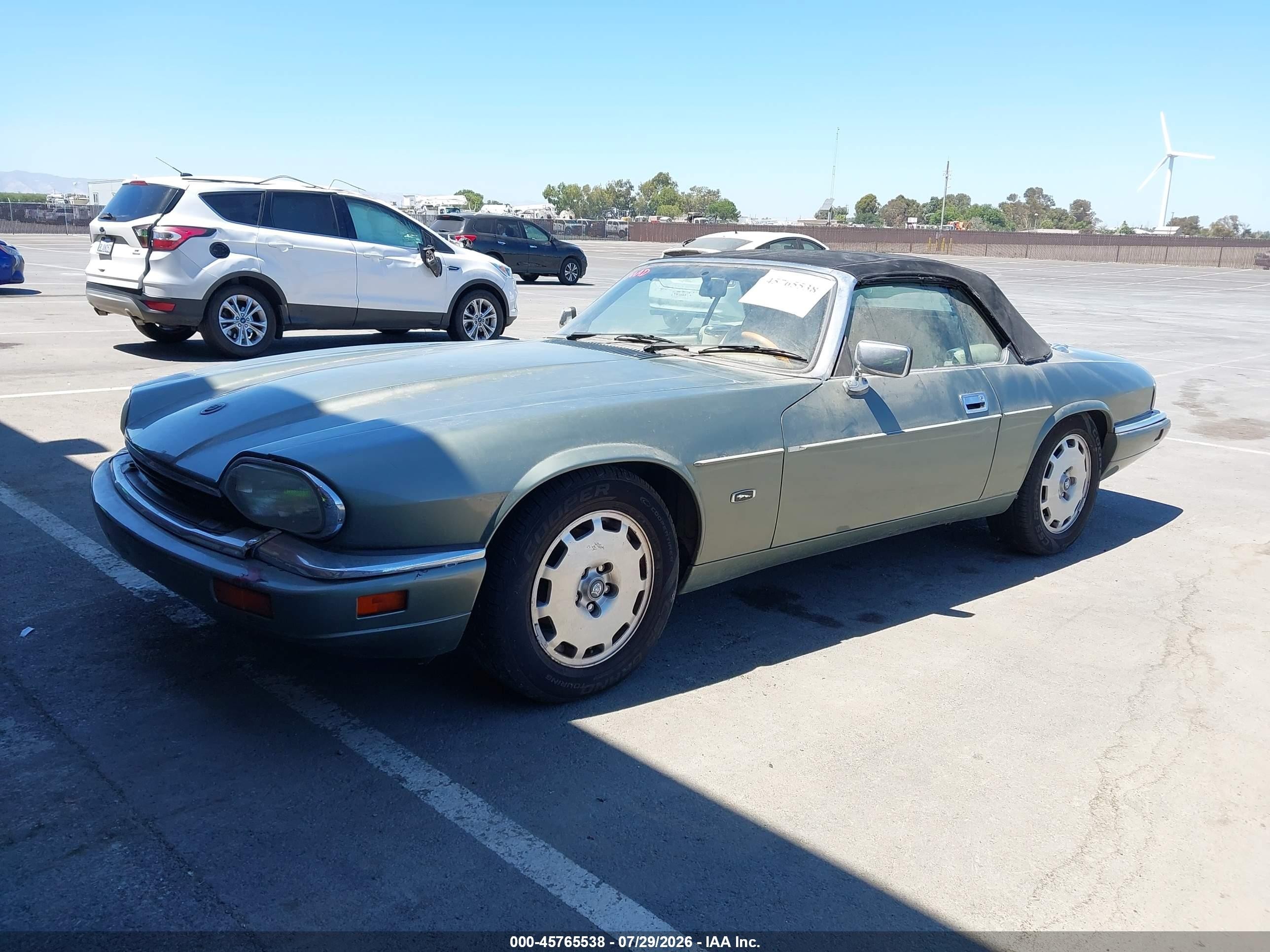 1996 Jaguar Xjs 2+2 Зеленый vin: SAJNX2746TC226263