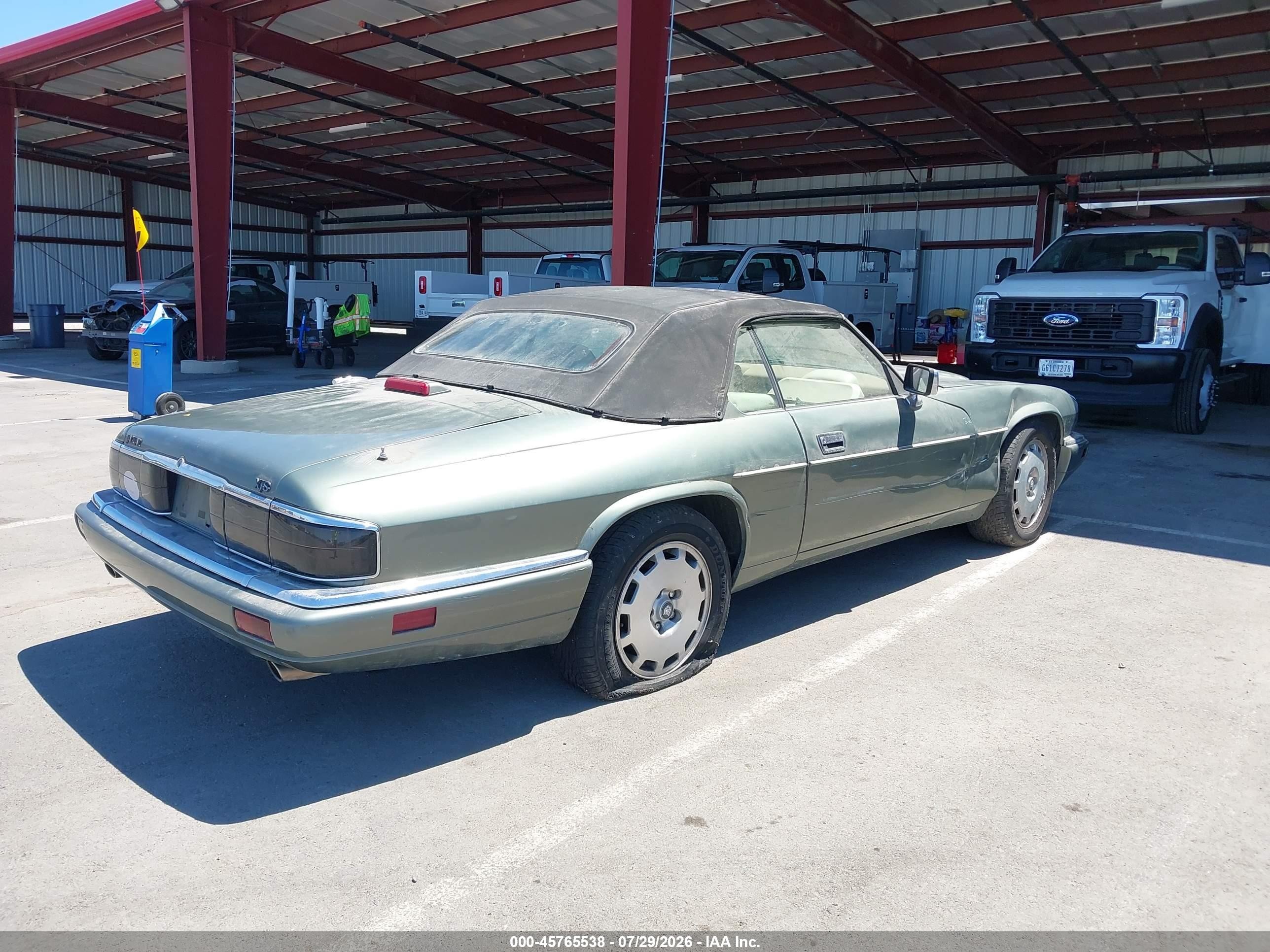1996 Jaguar Xjs 2+2 Зеленый vin: SAJNX2746TC226263
