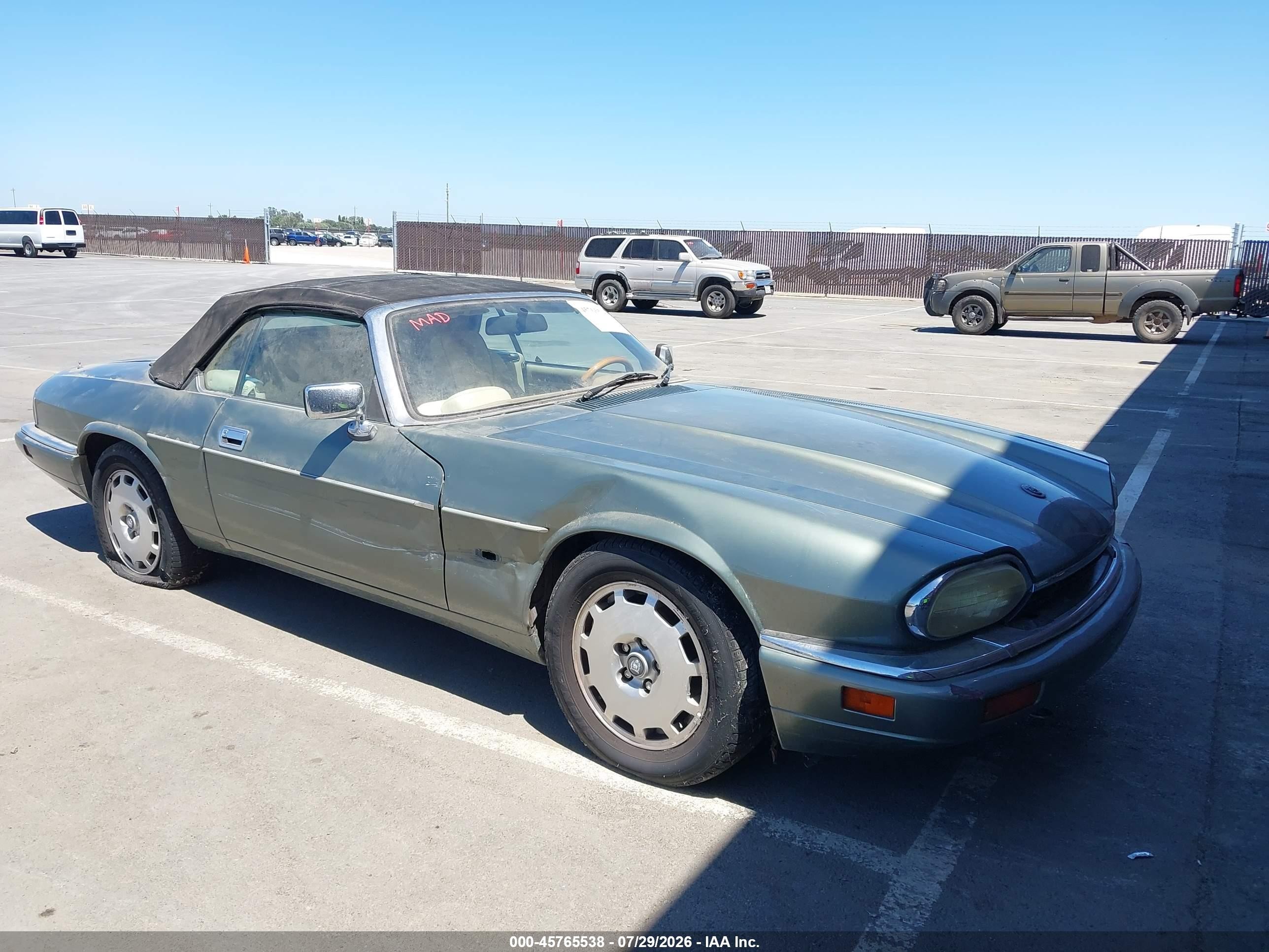 1996 Jaguar Xjs 2+2 Зеленый vin: SAJNX2746TC226263