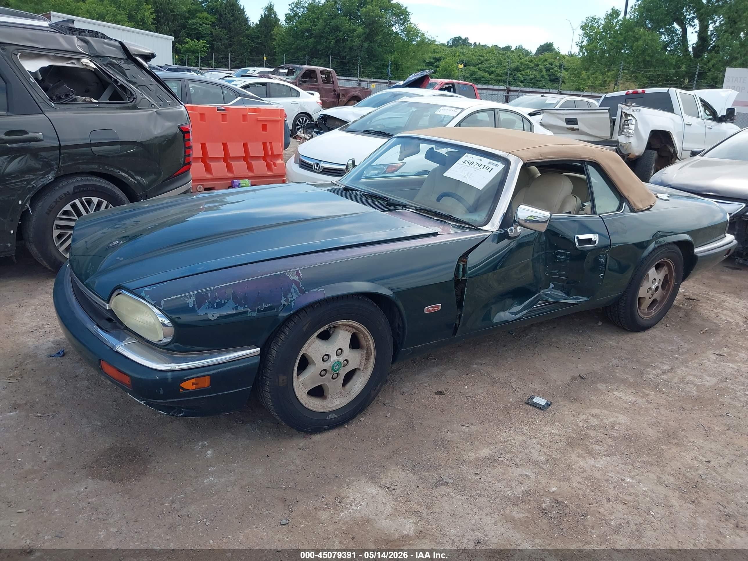 1995 Jaguar Xjs 2+2 Зеленый vin: SAJNX2749SC196318