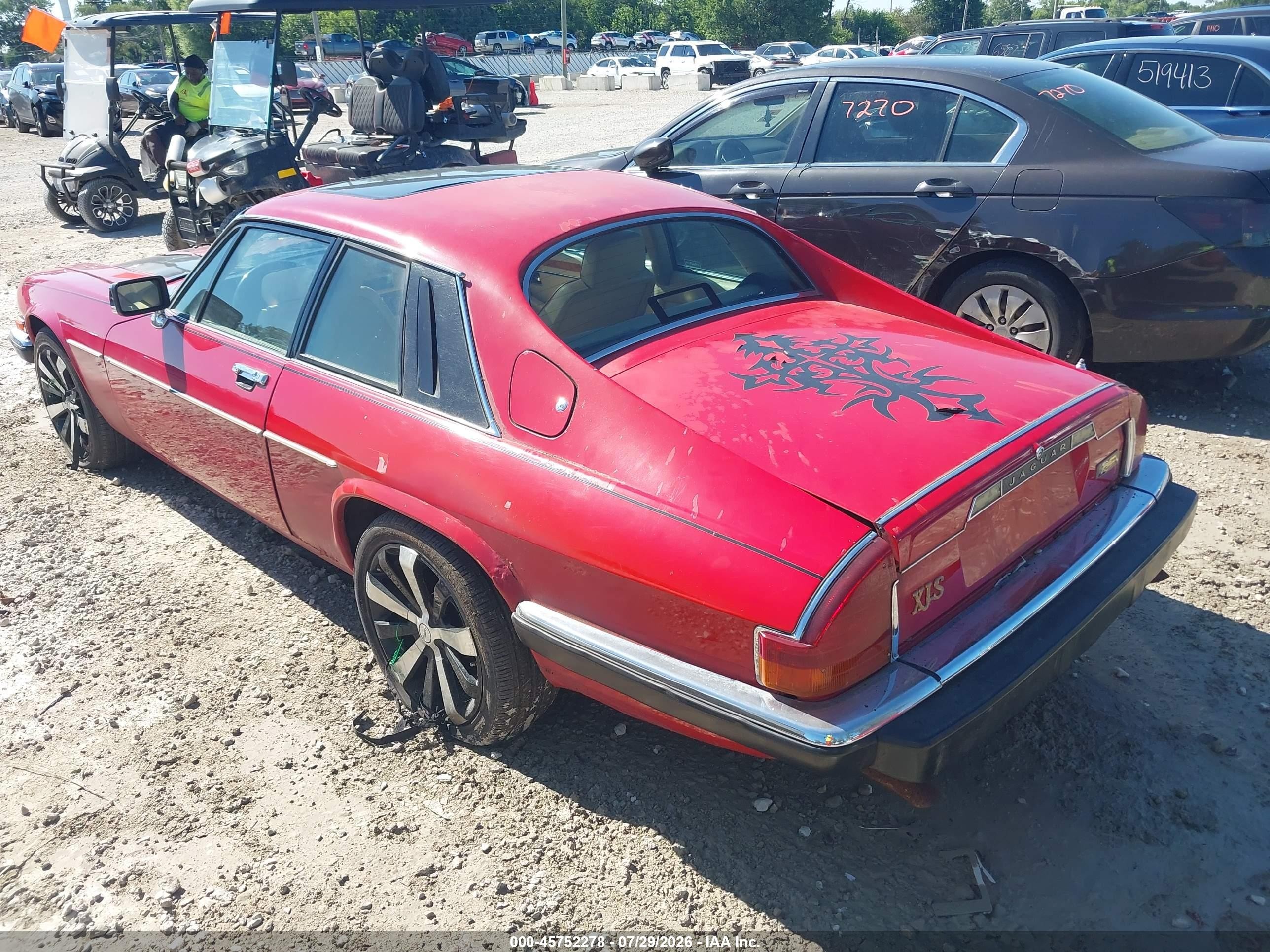 1989 Jaguar Xjs Collection Rouge Красный vin: SAJTY5840KC163356