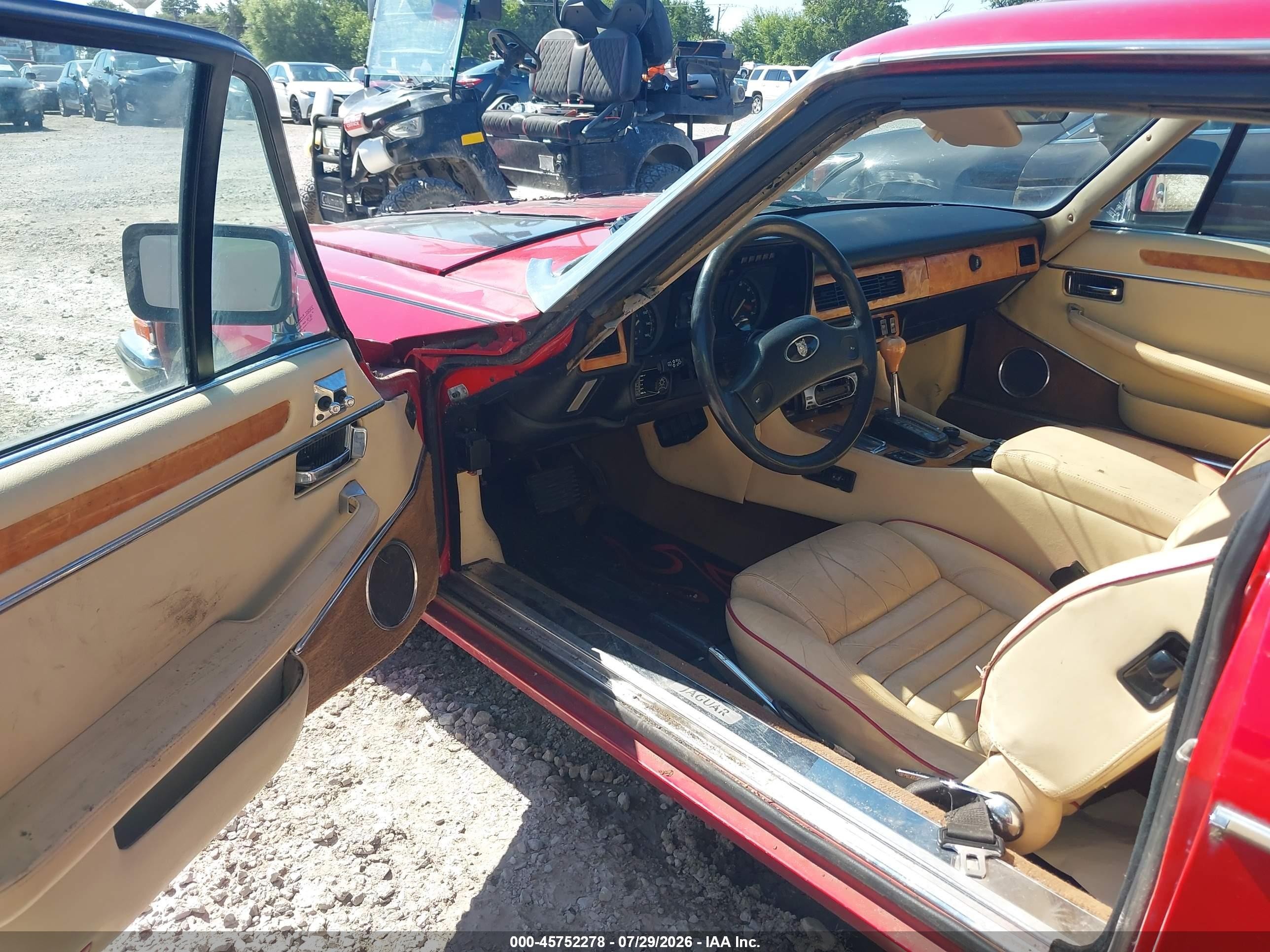 1989 Jaguar Xjs Collection Rouge Красный vin: SAJTY5840KC163356