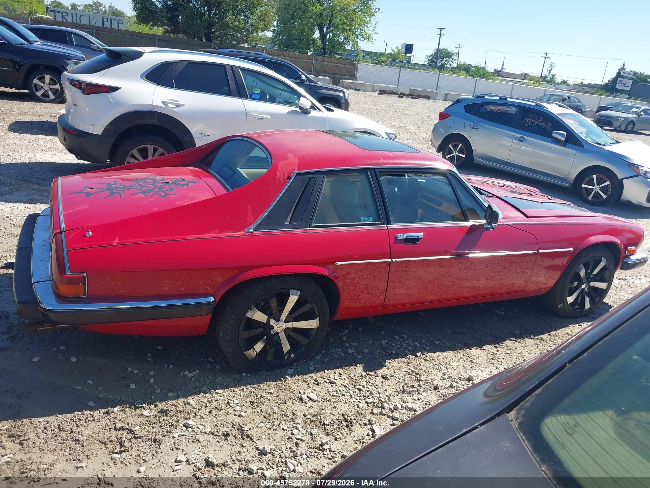 1989 Jaguar Xjs Collection Rouge Красный vin: SAJTY5840KC163356