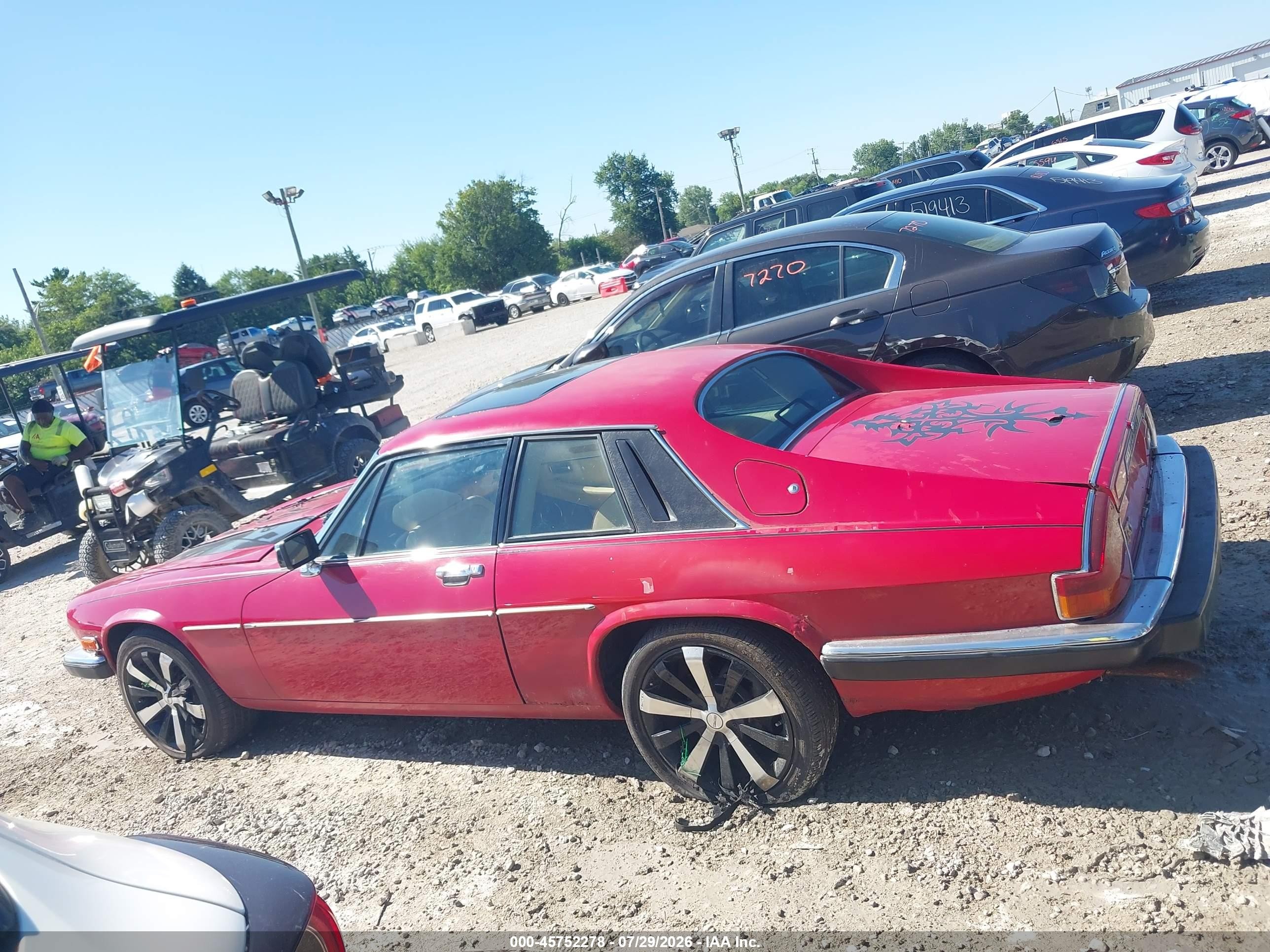 1989 Jaguar Xjs Collection Rouge Красный vin: SAJTY5840KC163356