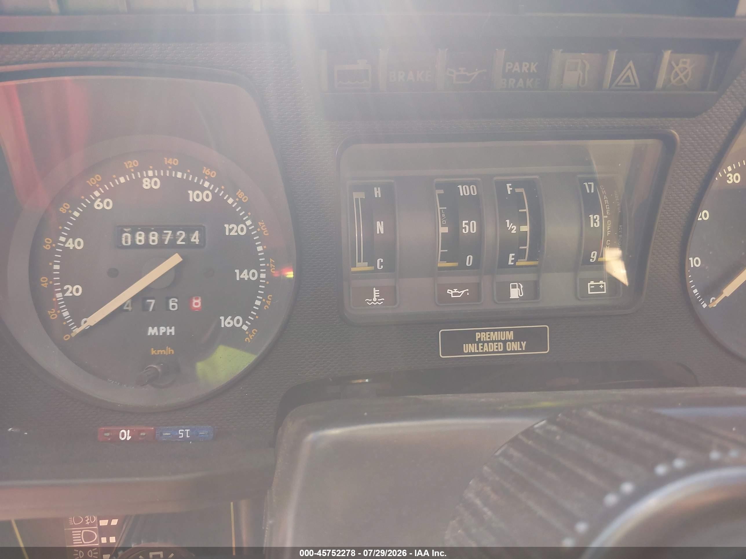 1989 Jaguar Xjs Collection Rouge Красный vin: SAJTY5840KC163356