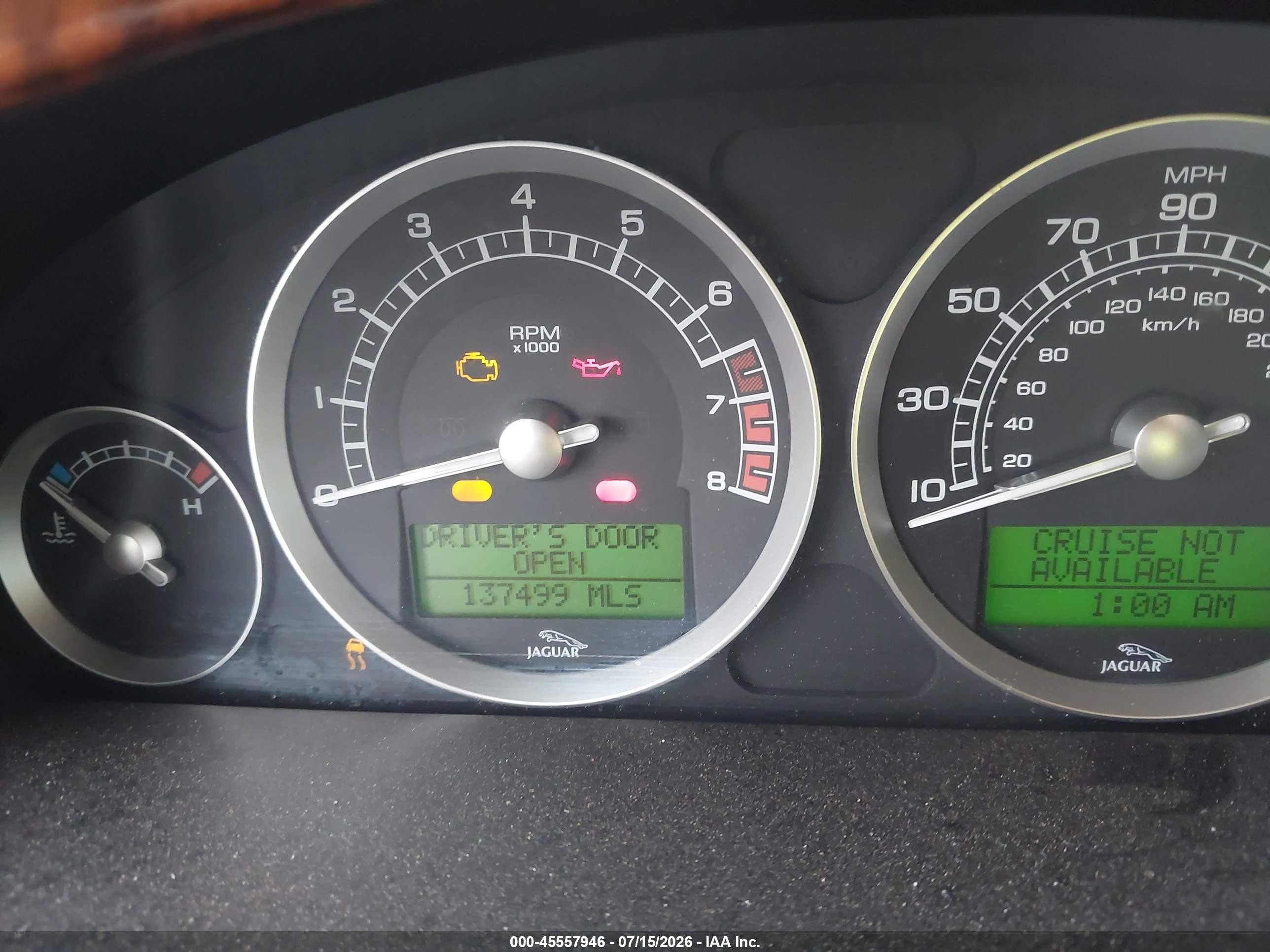 2007 Jaguar S-type 3.0 V6 White vin: SAJWA01A07FN74752