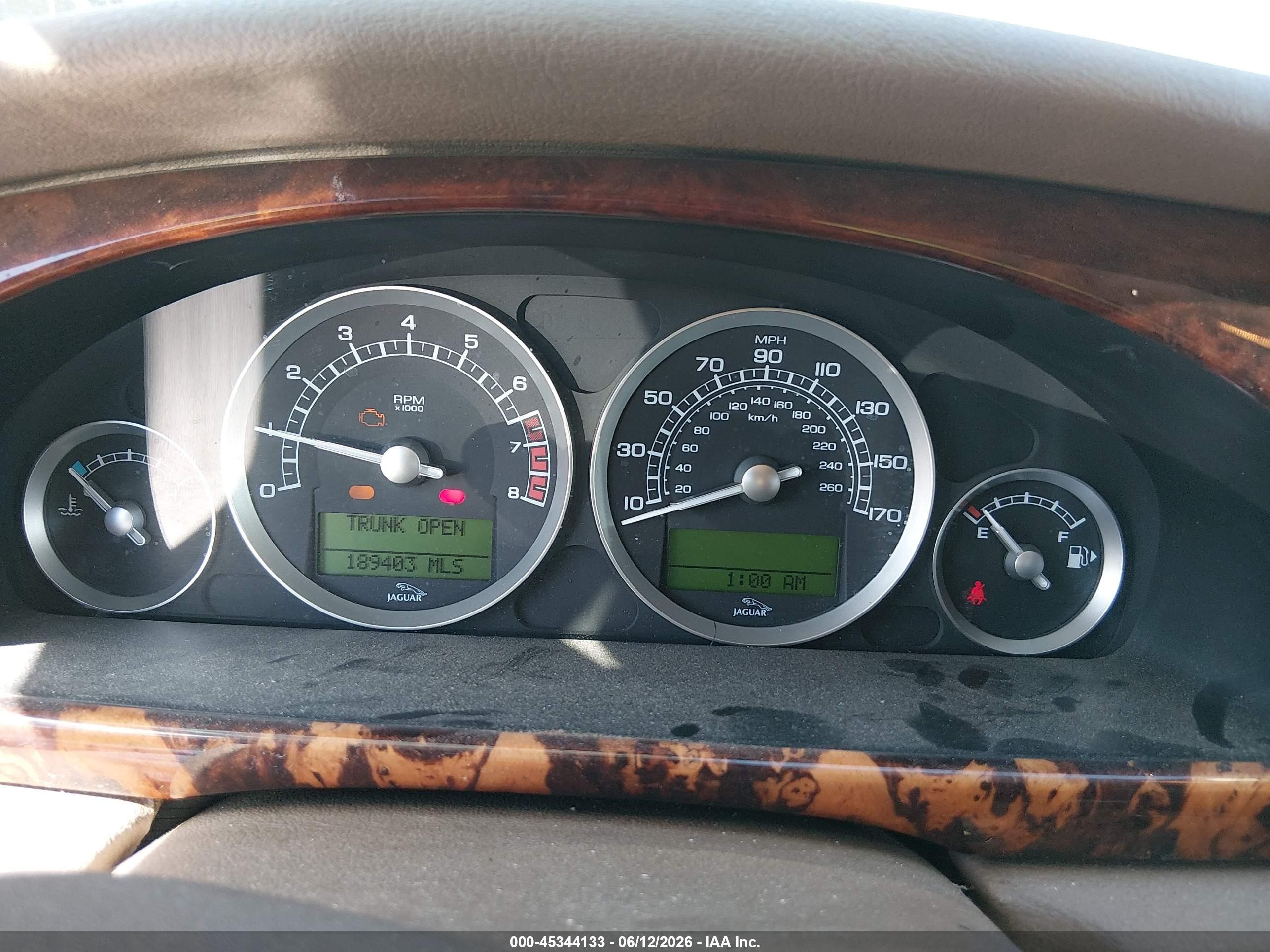 2007 Jaguar S-type 3.0 V6 Cream vin: SAJWA01A27FN78642